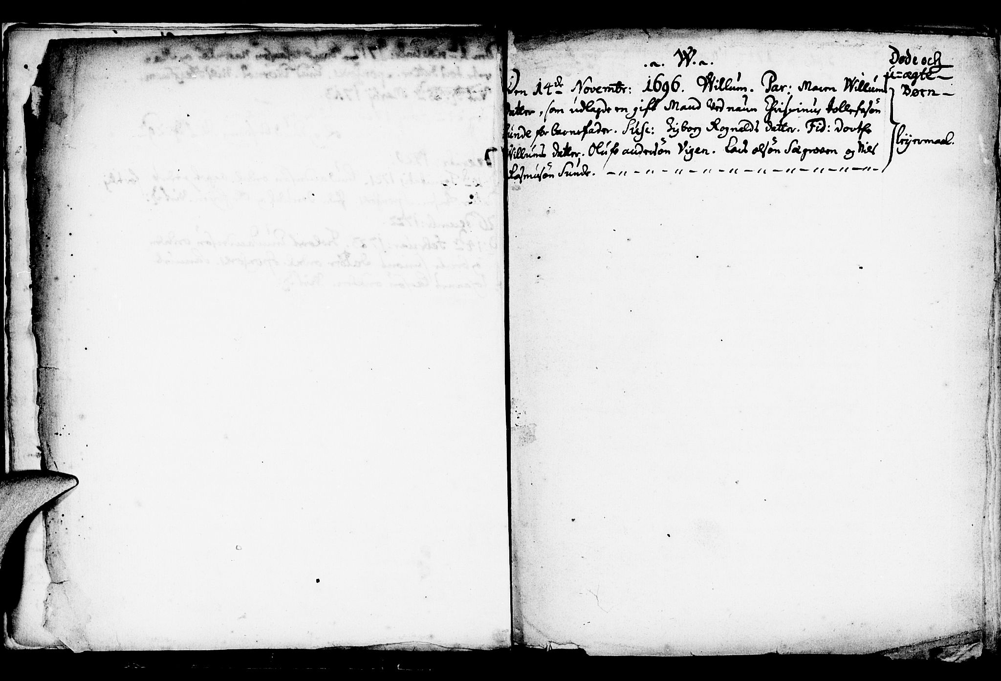 Jølster sokneprestembete, SAB/A-80701/H/Haa/Haaa/L0001: Parish register (official) no. A 1, 1696-1728