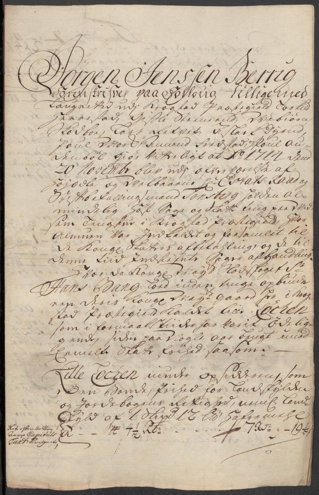 Rentekammeret inntil 1814, Reviderte regnskaper, Fogderegnskap, RA/EA-4092/R10/L0451: Fogderegnskap Aker og Follo, 1713-1714, p. 430