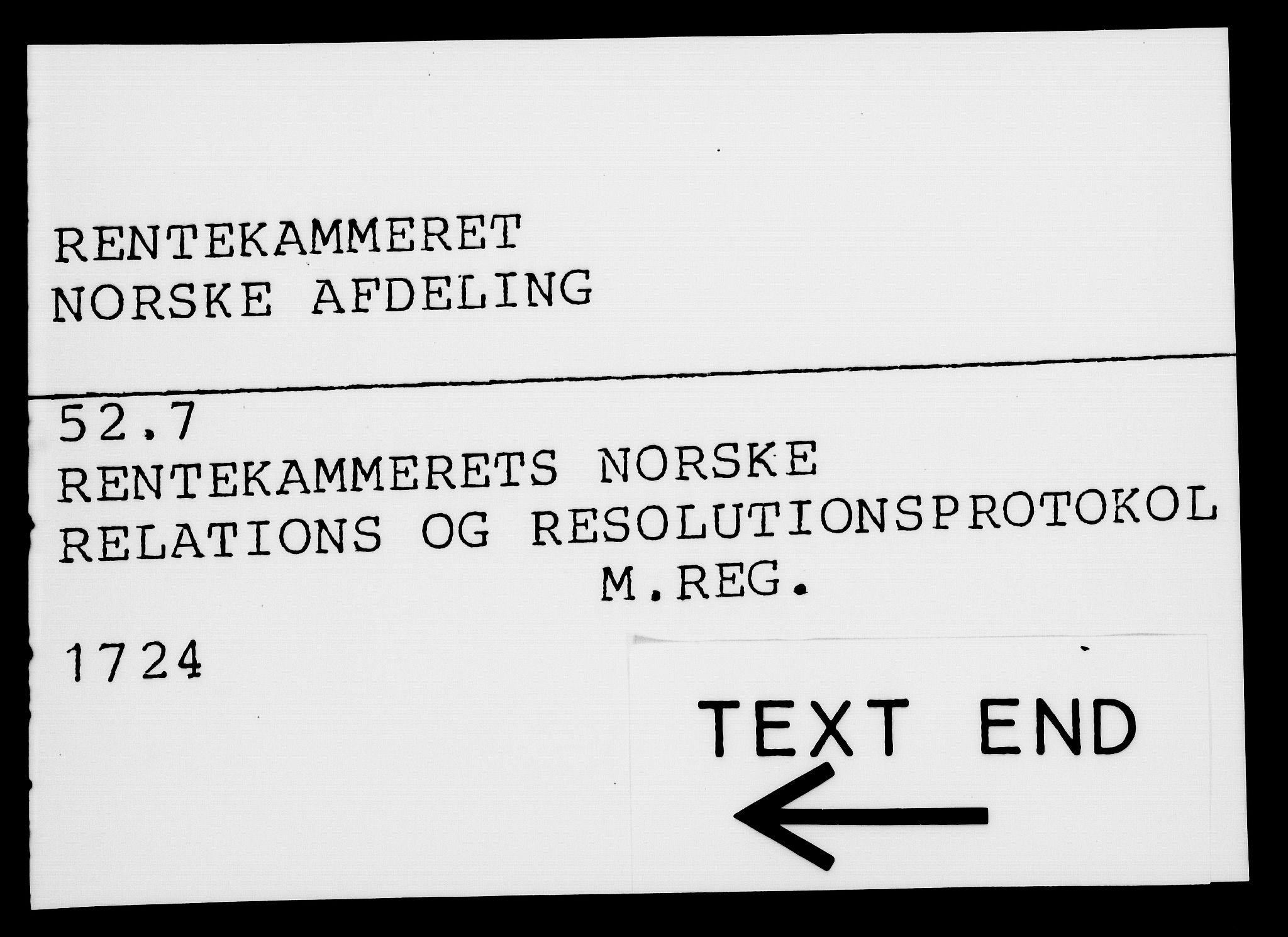 Rentekammeret, Kammerkanselliet, AV/RA-EA-3111/G/Gf/Gfa/L0007: Norsk relasjons- og resolusjonsprotokoll (merket RK 52.7), 1724, p. 979