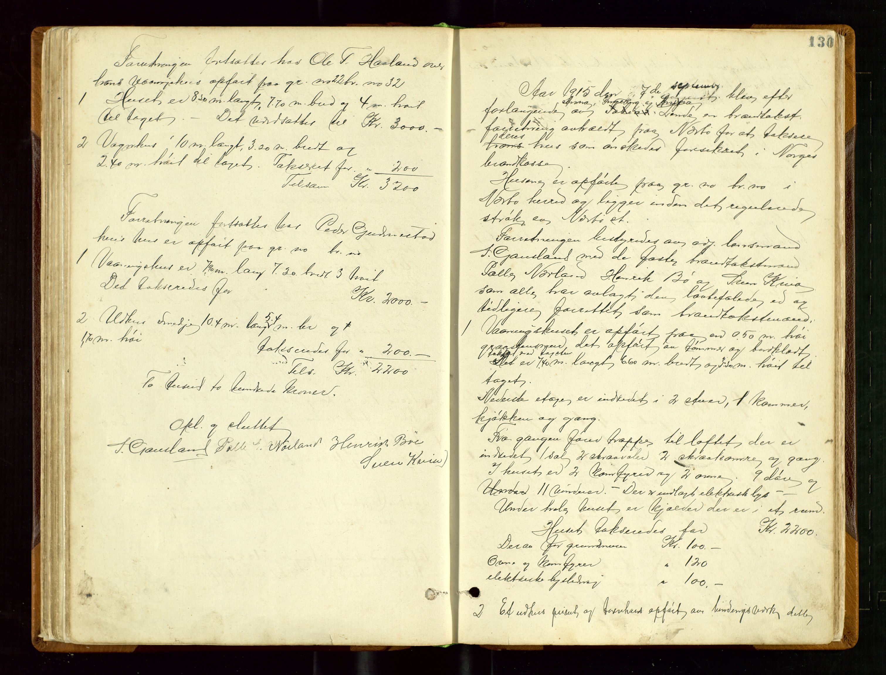 Hå lensmannskontor, AV/SAST-A-100456/Goa/L0002: Takstprotokoll, 1883-1919, p. 129b-130a