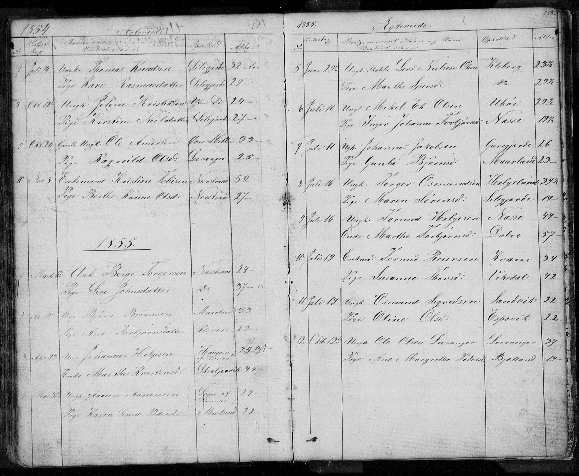 Nedstrand sokneprestkontor, SAST/A-101841/01/V: Parish register (copy) no. B 3, 1848-1933, p. 258