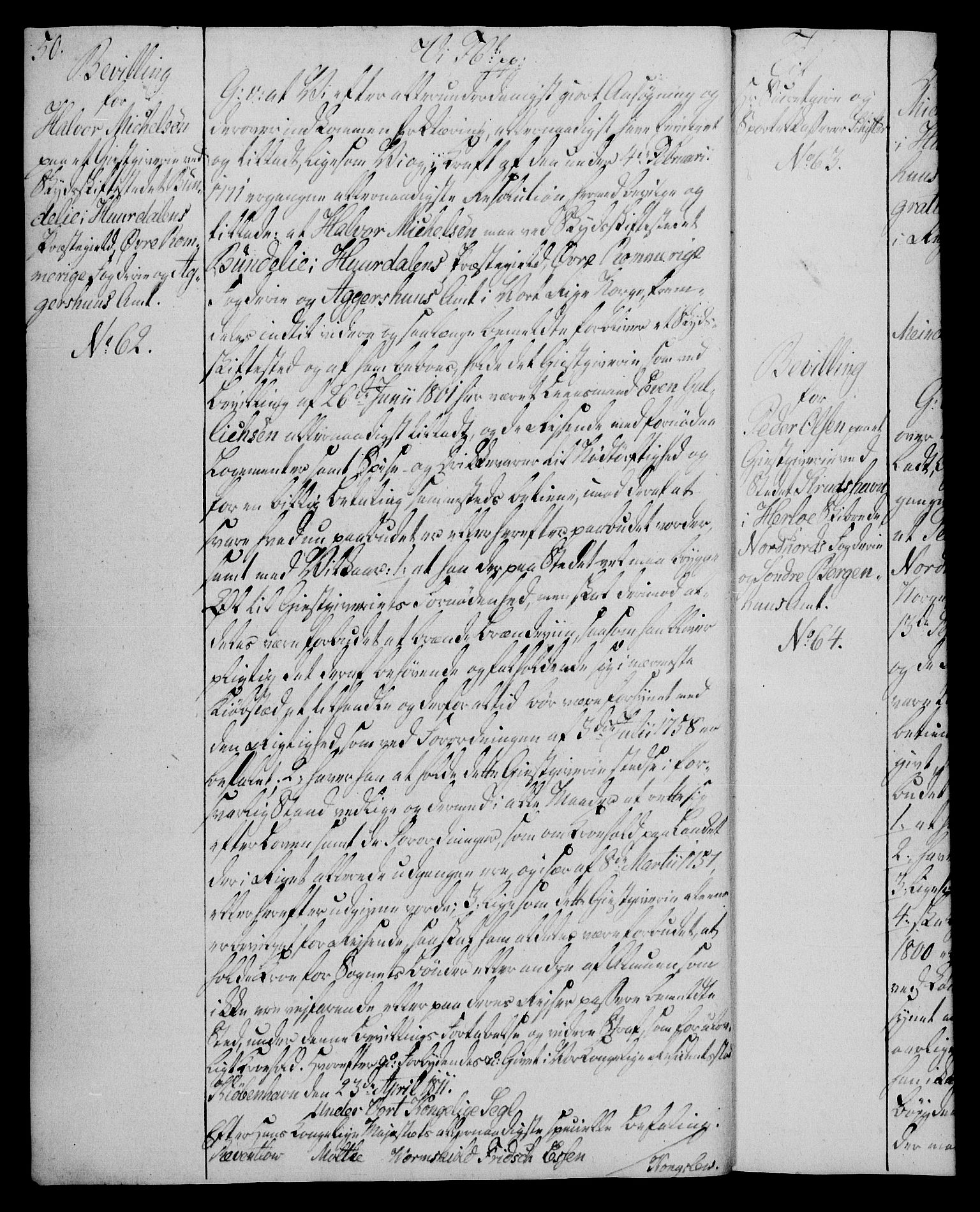 Rentekammeret, Kammerkanselliet, AV/RA-EA-3111/G/Gg/Gga/L0020: Norsk ekspedisjonsprotokoll med register (merket RK 53.20), 1811-1814, p. 50