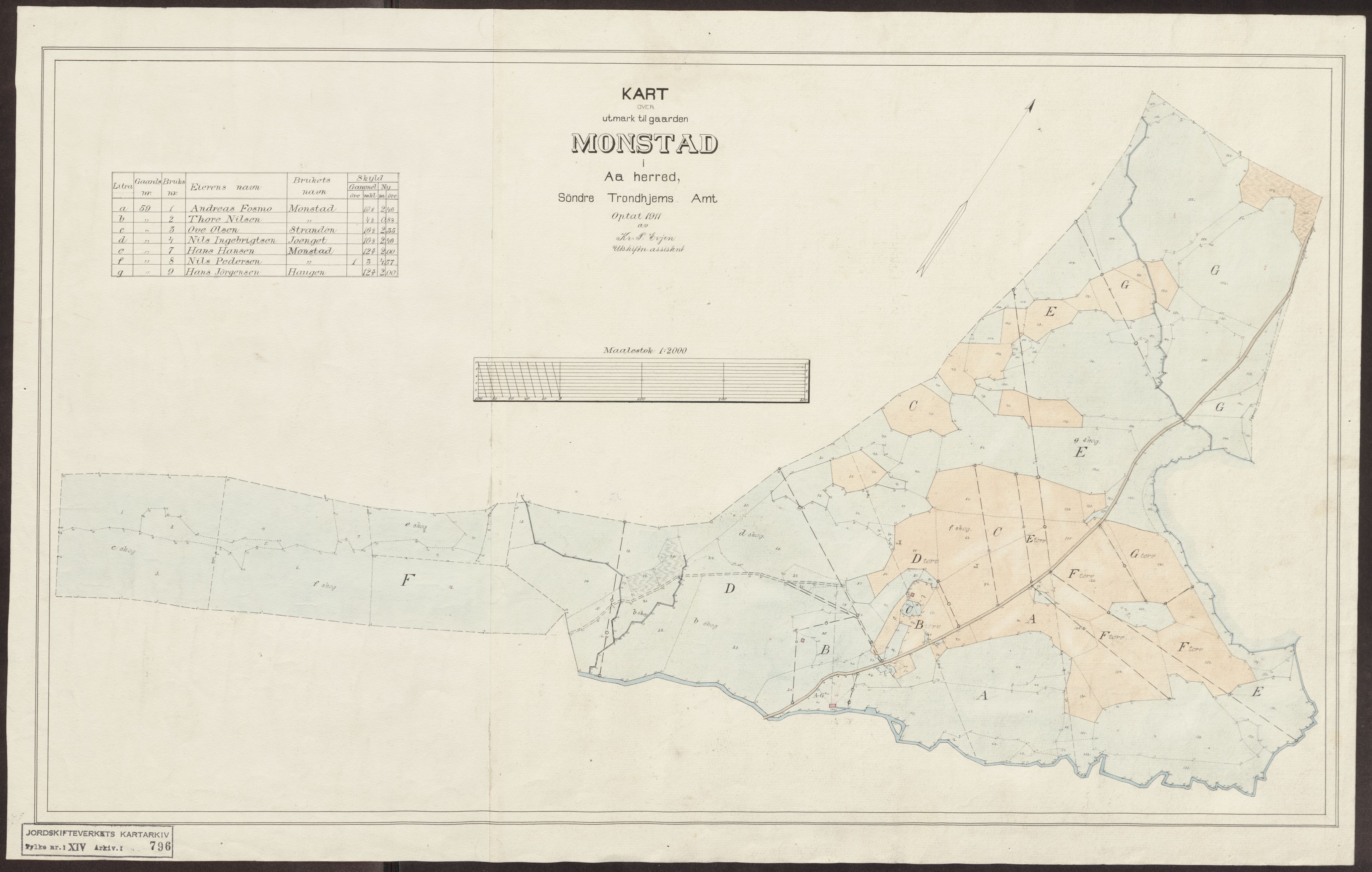 Jordskifteverkets kartarkiv, AV/RA-S-3929/T, 1859-1988, p. 1209