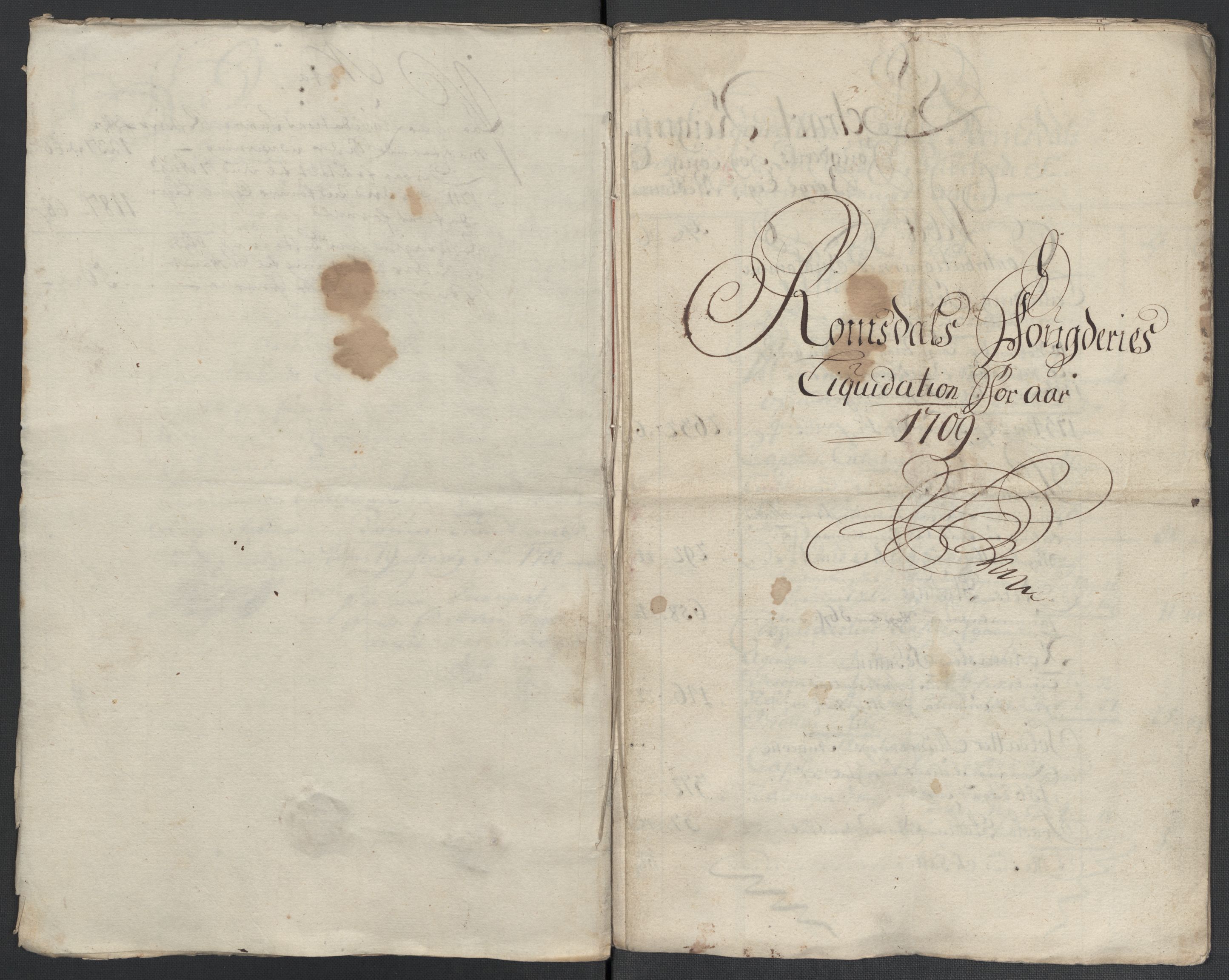 Rentekammeret inntil 1814, Reviderte regnskaper, Fogderegnskap, AV/RA-EA-4092/R55/L3659: Fogderegnskap Romsdal, 1709-1710, p. 11