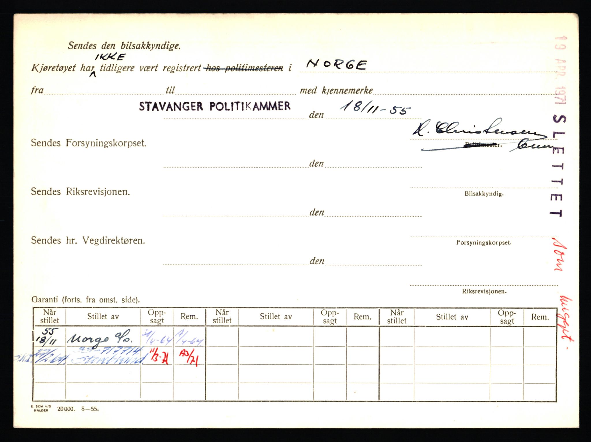 Stavanger trafikkstasjon, AV/SAST-A-101942/0/F/L0012: L-4200 - L-4699, 1930-1971, p. 1006