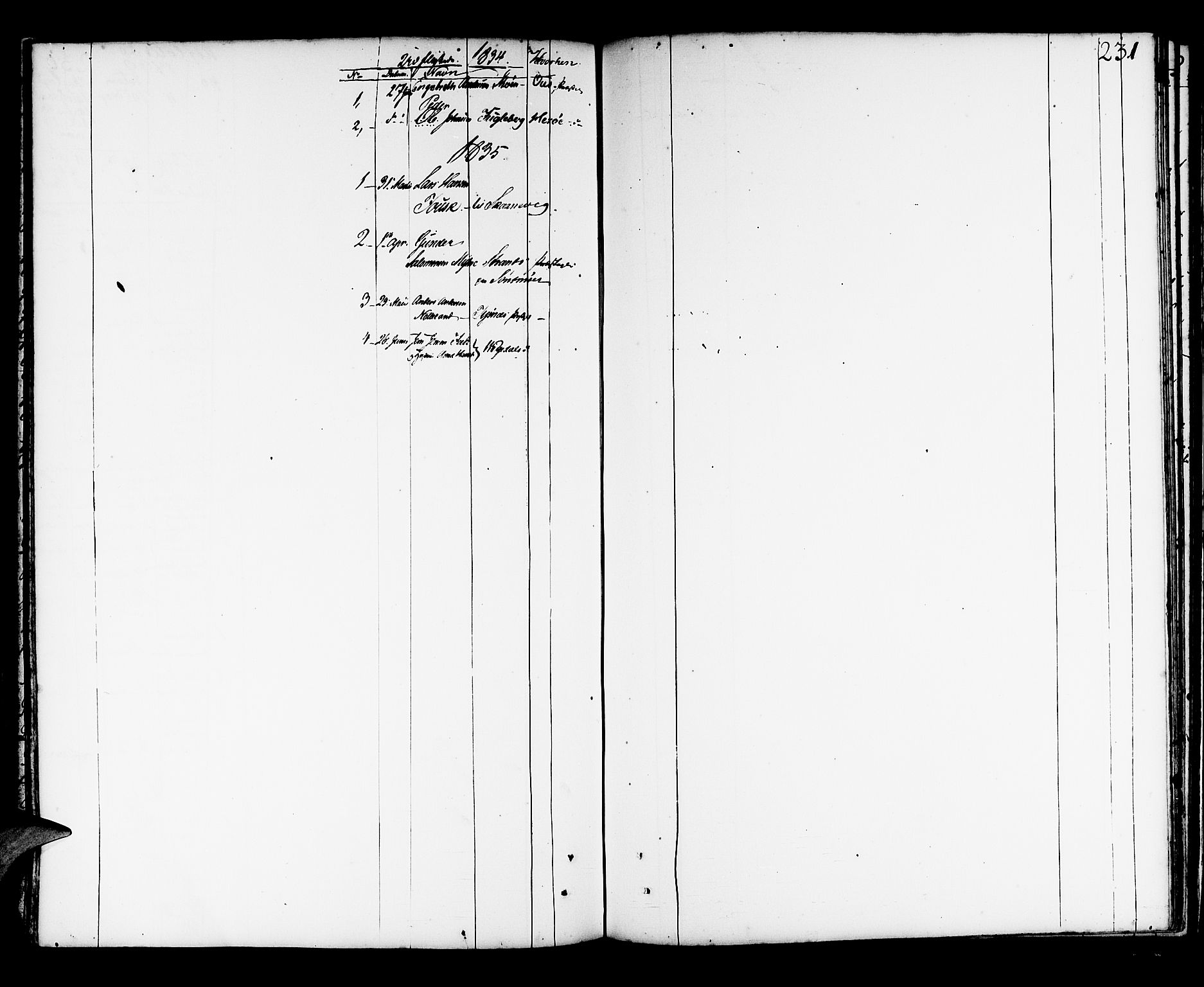 Kvinnherad sokneprestembete, AV/SAB-A-76401/H/Haa: Parish register (official) no. A 5, 1811-1835, p. 231