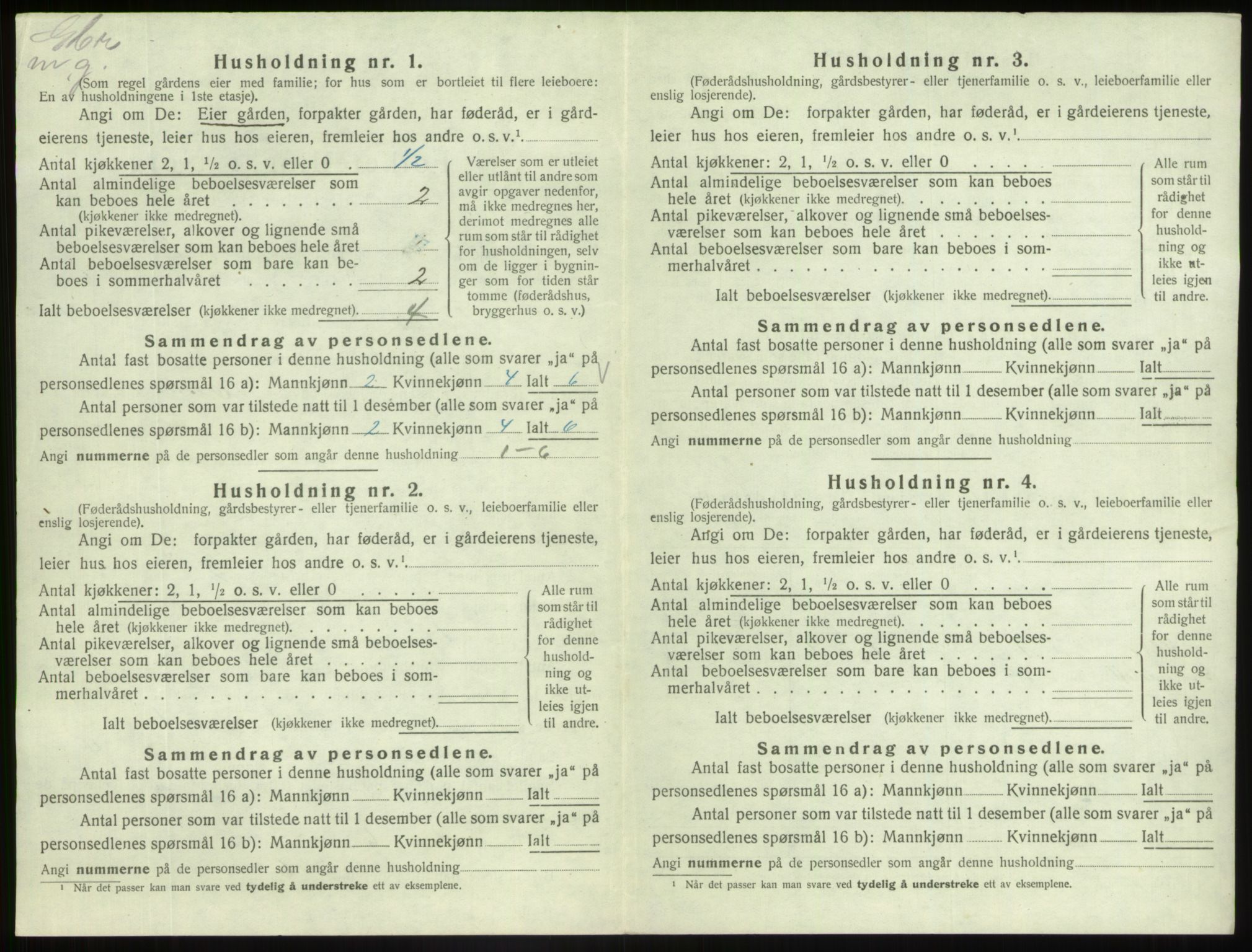 SAB, 1920 census for Fjaler, 1920, p. 362