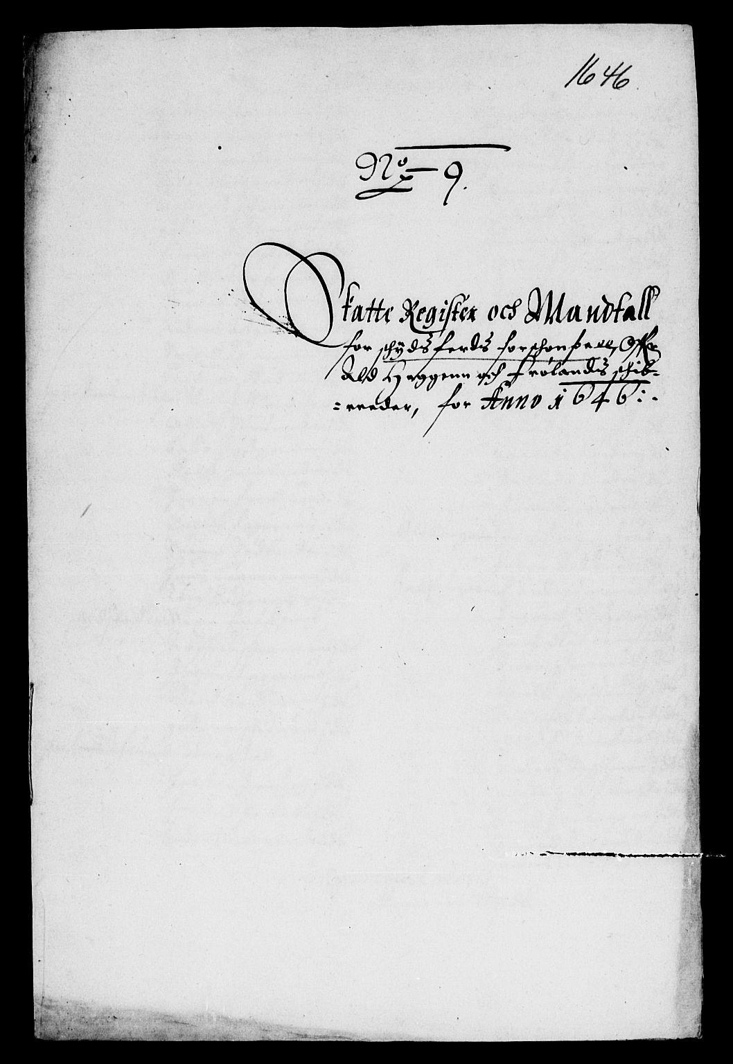 Rentekammeret inntil 1814, Reviderte regnskaper, Lensregnskaper, RA/EA-5023/R/Rb/Rba/L0189: Akershus len, 1646-1647