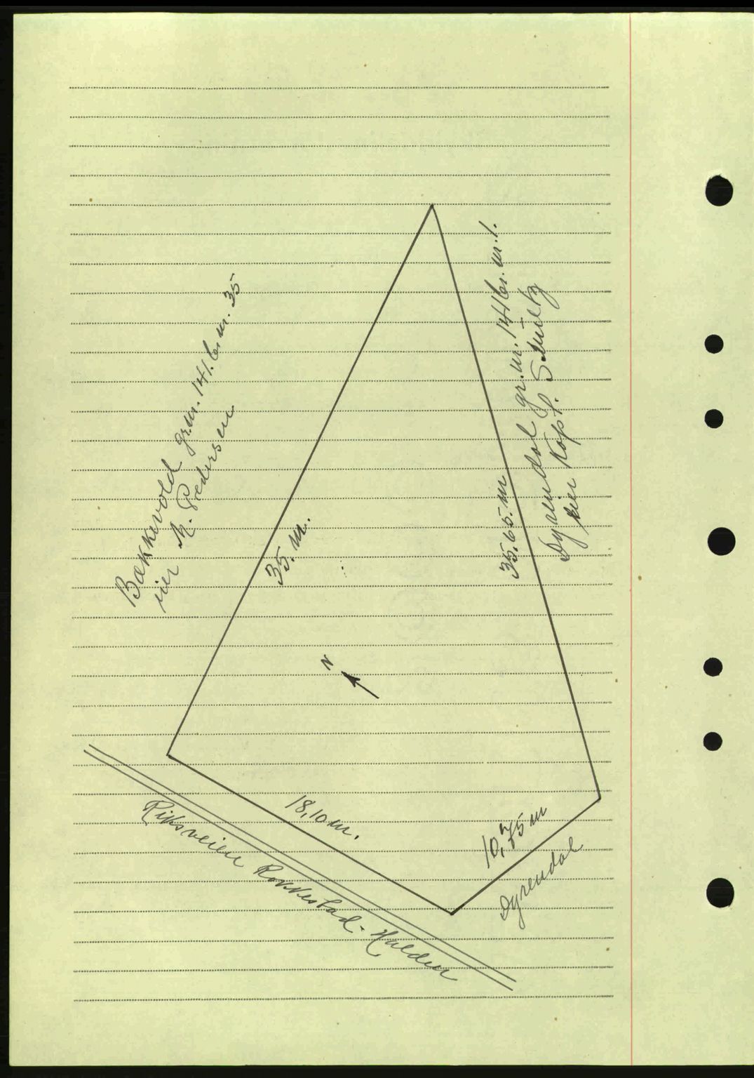 Idd og Marker sorenskriveri, AV/SAO-A-10283/G/Gb/Gbb/L0007: Mortgage book no. A7, 1944-1945, Diary no: : 1032/1944