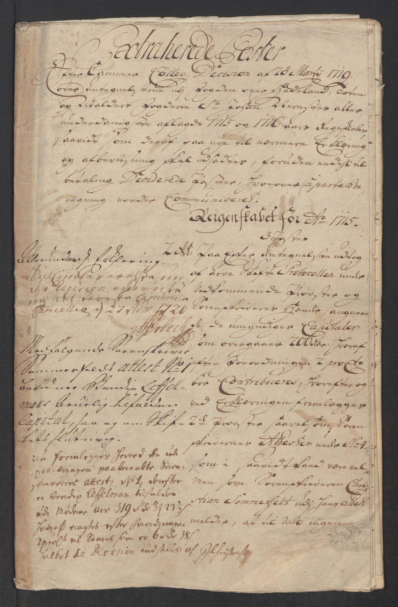 Rentekammeret inntil 1814, Reviderte regnskaper, Fogderegnskap, AV/RA-EA-4092/R18/L1316: Fogderegnskap Hadeland, Toten og Valdres, 1716, p. 217