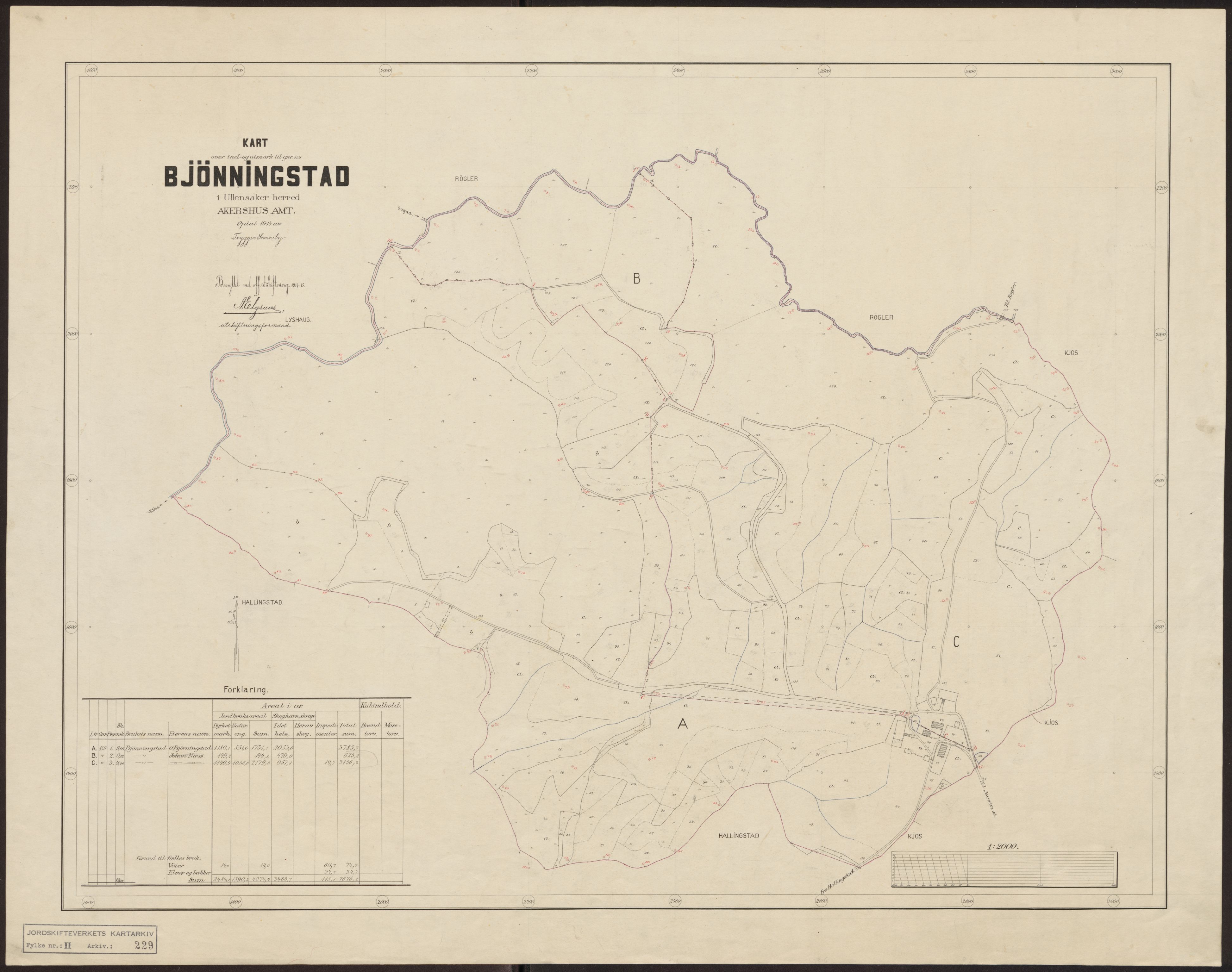 Jordskifteverkets kartarkiv, RA/S-3929/T, 1859-1988, p. 304
