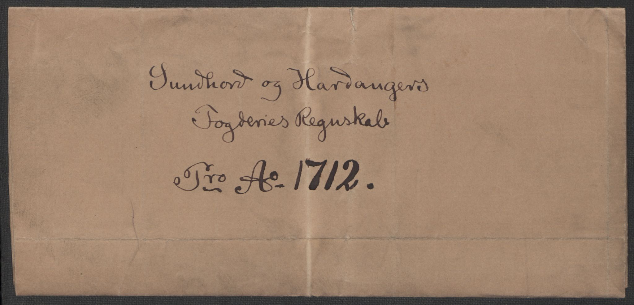 Rentekammeret inntil 1814, Reviderte regnskaper, Fogderegnskap, AV/RA-EA-4092/R48/L2988: Fogderegnskap Sunnhordland og Hardanger, 1712, p. 4