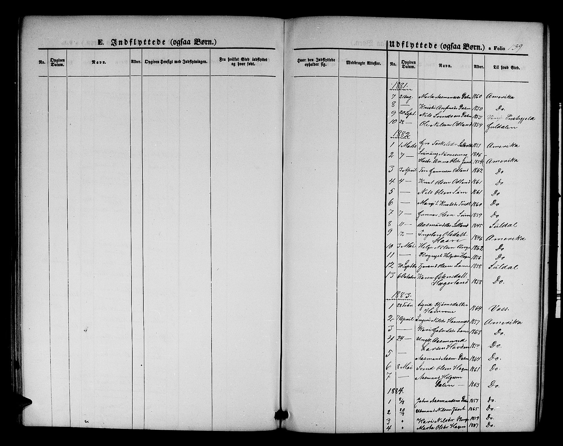 Røldal sokneprestembete, SAB/A-100247: Parish register (copy) no. A 2, 1861-1886, p. 139