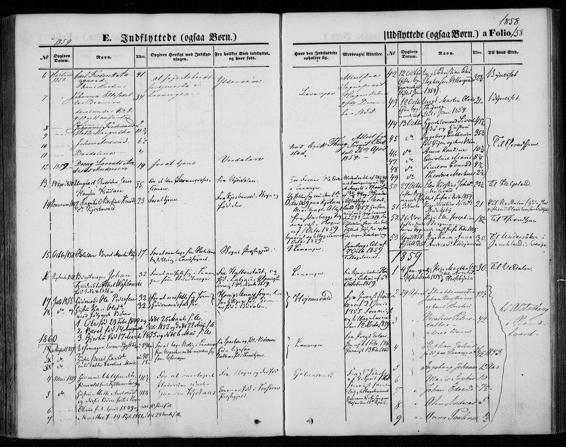 Ministerialprotokoller, klokkerbøker og fødselsregistre - Nord-Trøndelag, SAT/A-1458/720/L0184: Parish register (official) no. 720A02 /1, 1855-1863, p. 158