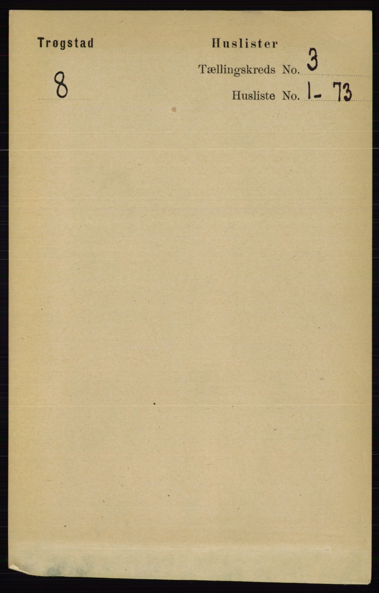 RA, 1891 Census for 0122 Trøgstad, 1891, p. 1043