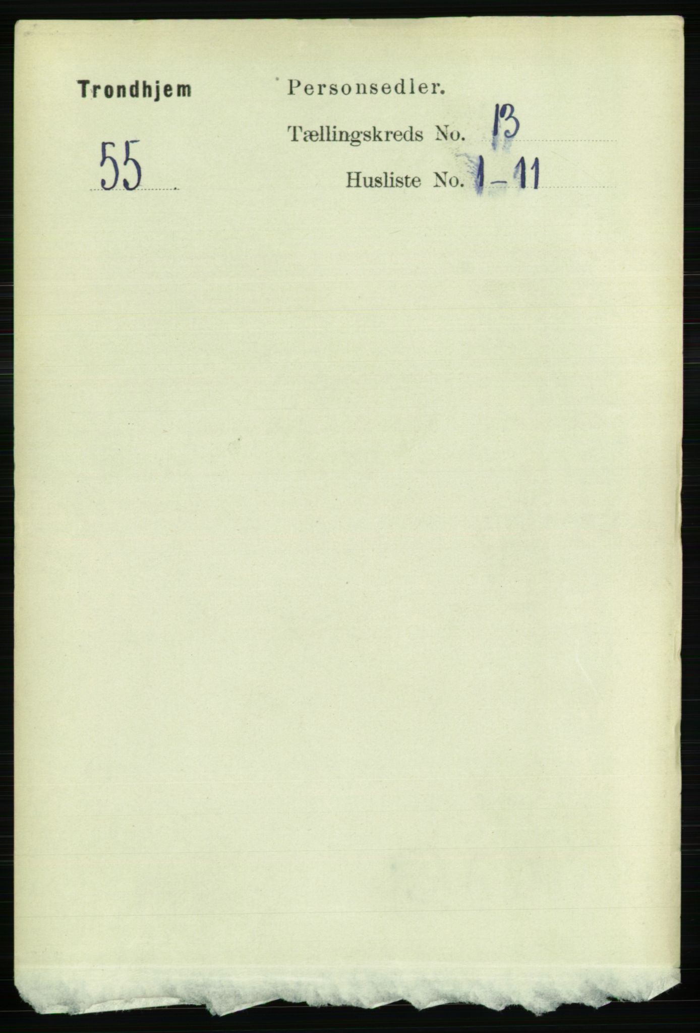 RA, 1891 census for 1601 Trondheim, 1891, p. 10194