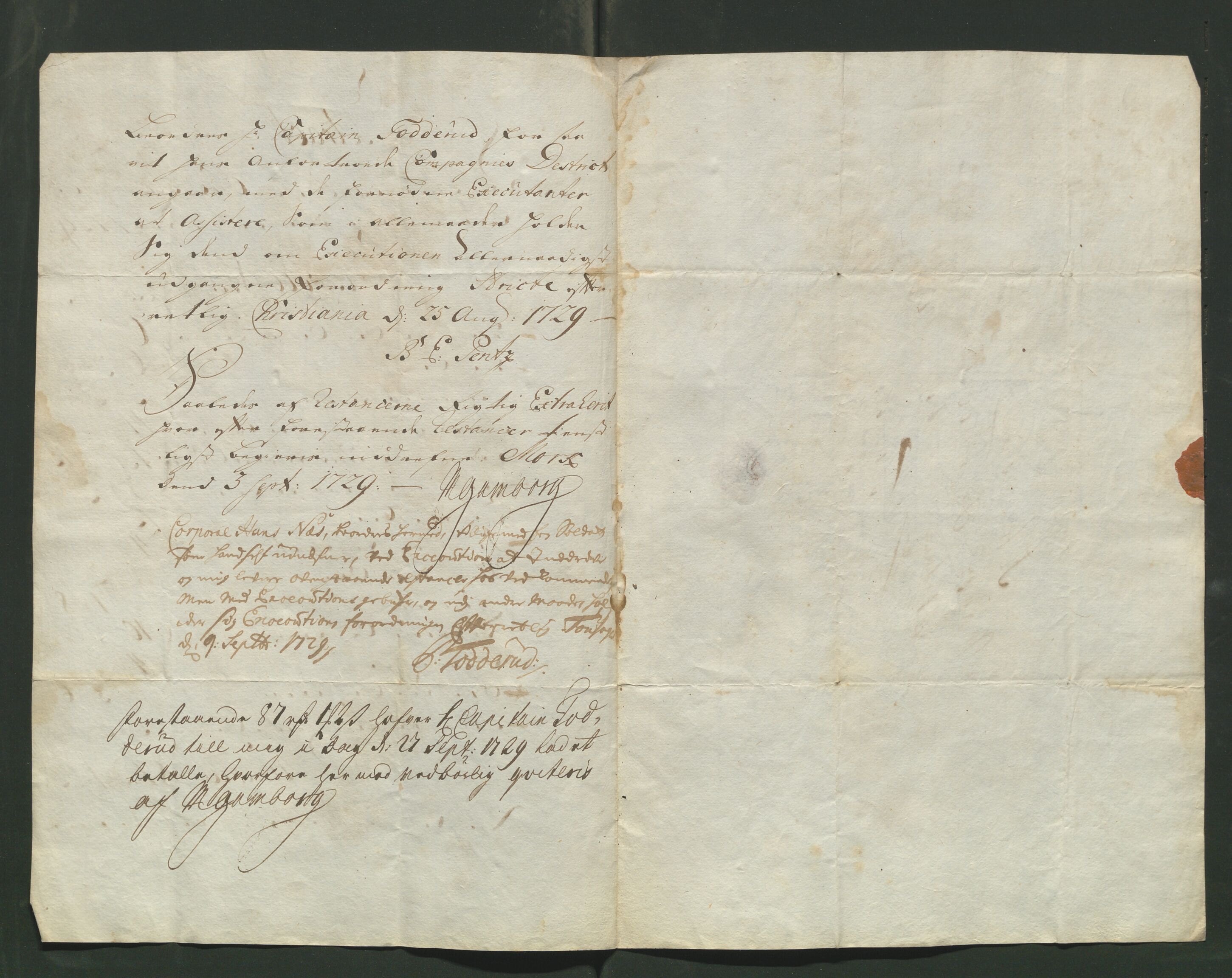 Åker i Vang, Hedmark, og familien Todderud, AV/SAH-ARK-010/J/Jc/L0001: Korrespondanse, 1706-1752, p. 33