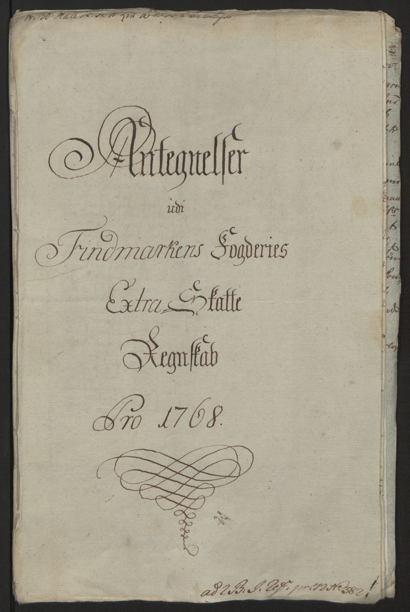 Rentekammeret inntil 1814, Reviderte regnskaper, Fogderegnskap, RA/EA-4092/R69/L4910: Ekstraskatten  Finnmark/Vardøhus, 1762-1772, p. 303