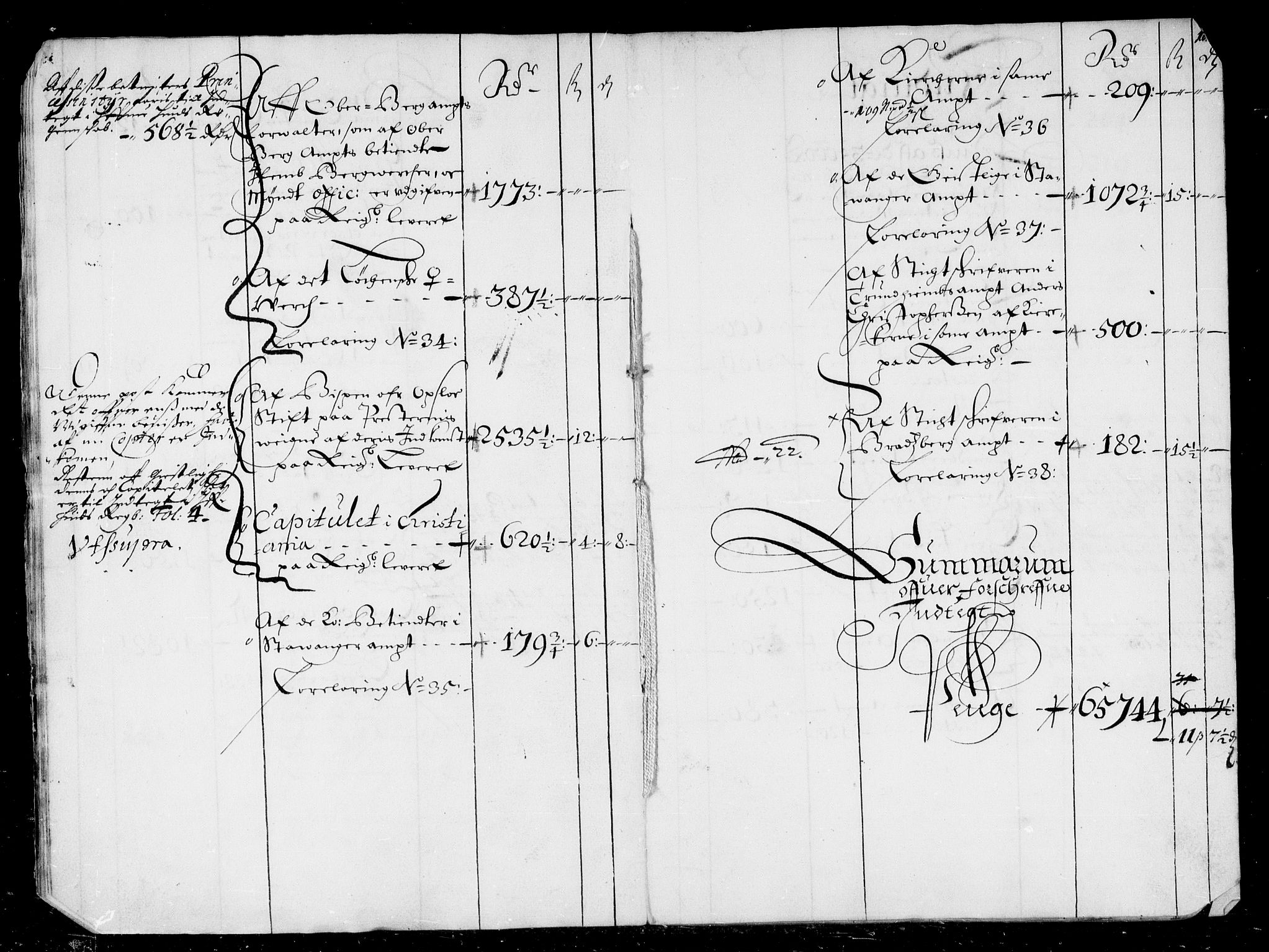 Rentekammeret inntil 1814, Reviderte regnskaper, Stiftamtstueregnskaper, Landkommissariatet på Akershus og Akershus stiftamt, AV/RA-EA-5869/R/Rb/L0042: Akershus stiftamt, 1664-1666