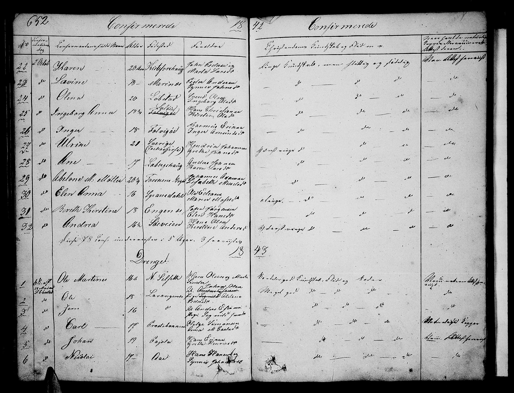 Ibestad sokneprestembete, SATØ/S-0077/H/Ha/Hab/L0003klokker: Parish register (copy) no. 3, 1833-1852, p. 652