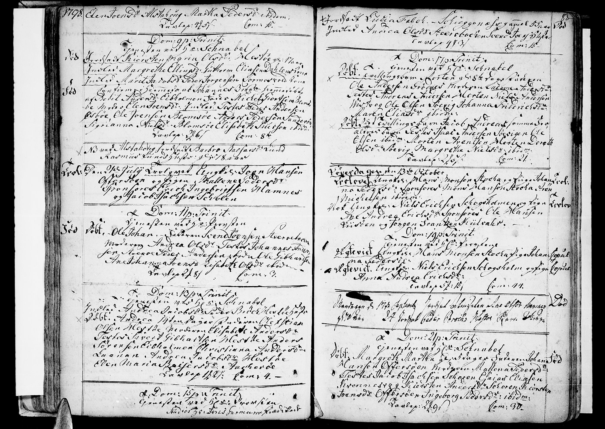 Ministerialprotokoller, klokkerbøker og fødselsregistre - Nordland, SAT/A-1459/830/L0439: Parish register (official) no. 830A07 /1, 1776-1800, p. 88