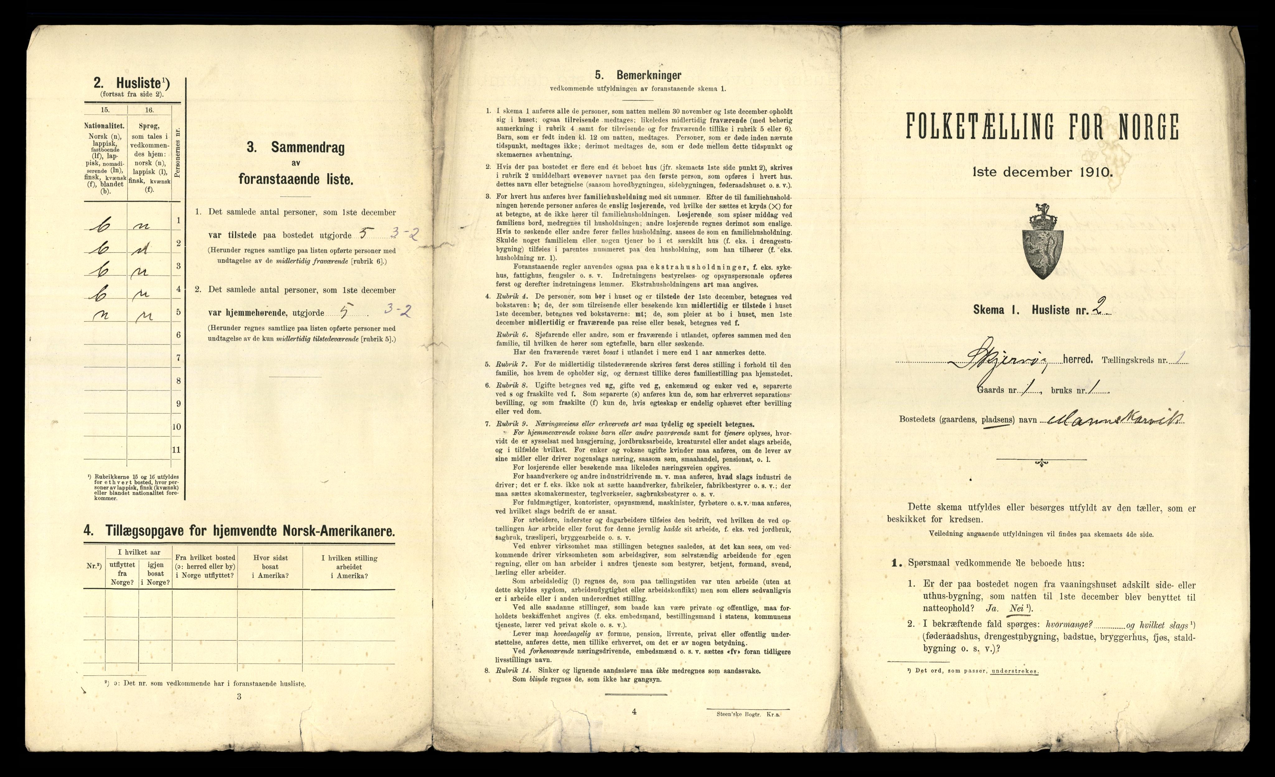 RA, 1910 census for Skjervøy, 1910, p. 41