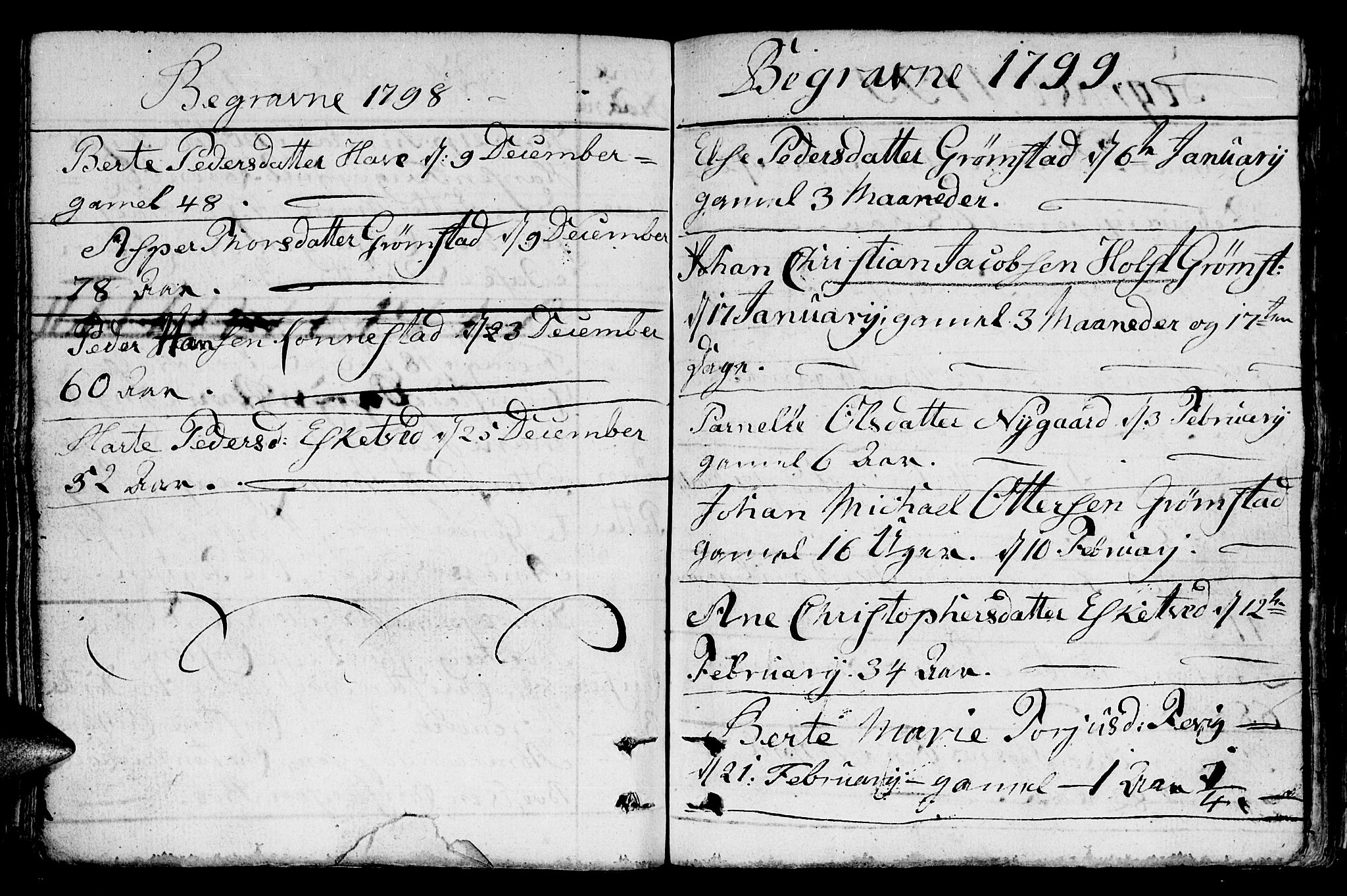 Fjære sokneprestkontor, AV/SAK-1111-0011/F/Fb/L0005: Parish register (copy) no. B 5, 1785-1803, p. 195