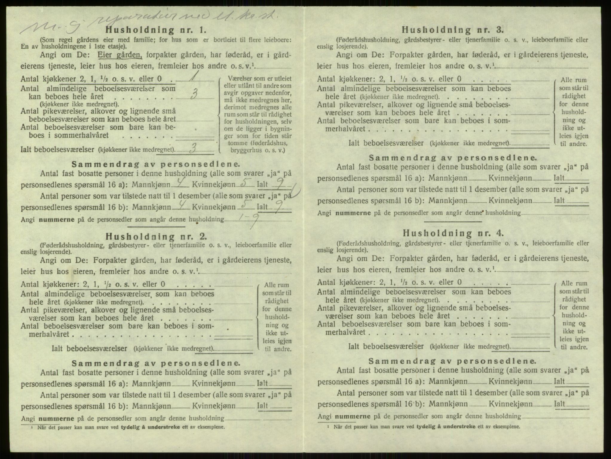 SAO, 1920 census for Skjeberg, 1920, p. 1979