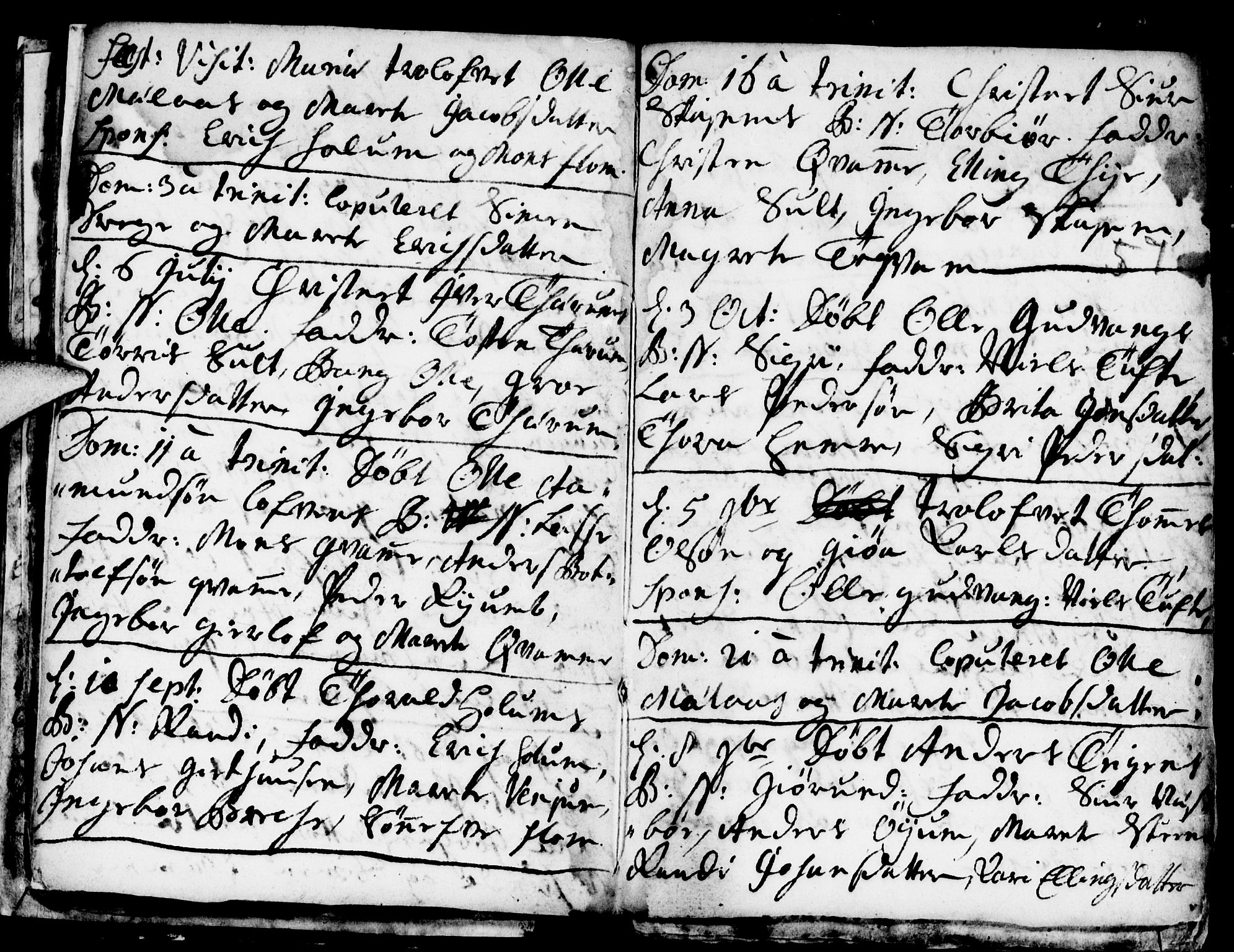 Aurland sokneprestembete, SAB/A-99937/H/Ha/Haa/L0001: Parish register (official) no. A 1, 1716-1734, p. 57