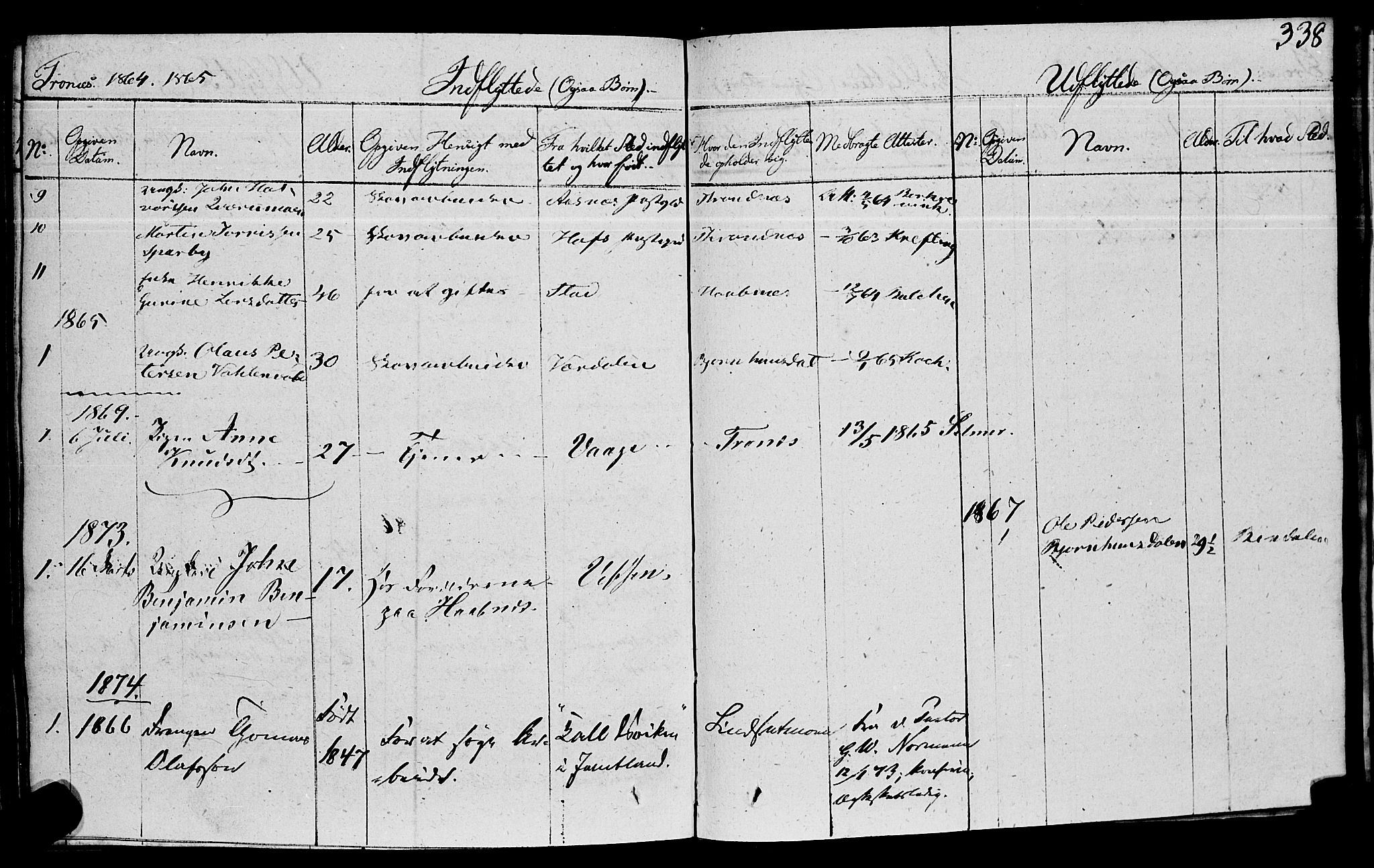Ministerialprotokoller, klokkerbøker og fødselsregistre - Nord-Trøndelag, SAT/A-1458/762/L0538: Parish register (official) no. 762A02 /2, 1833-1879, p. 338