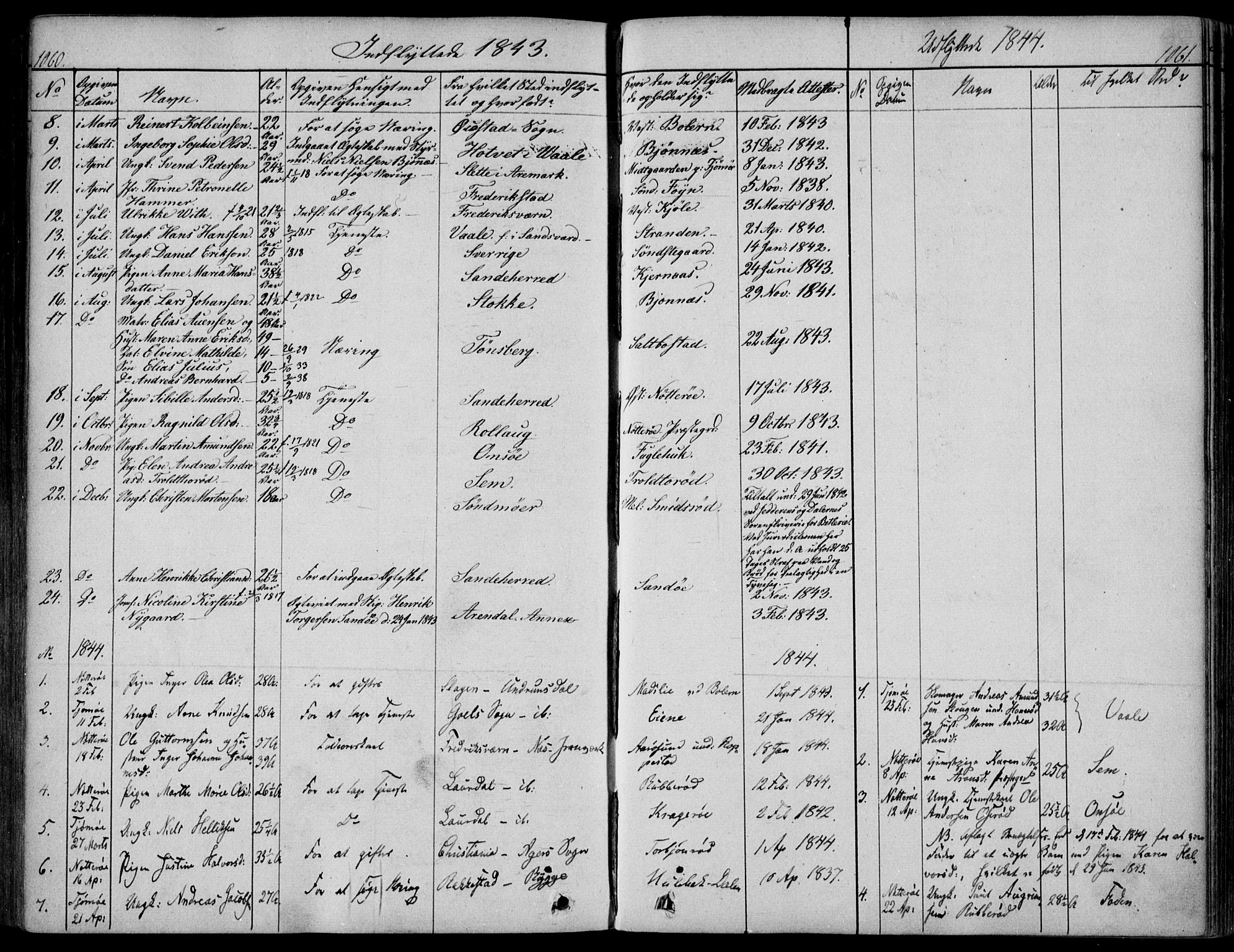 Nøtterøy kirkebøker, SAKO/A-354/F/Fa/L0005: Parish register (official) no. I 5, 1839-1852, p. 1060-1061