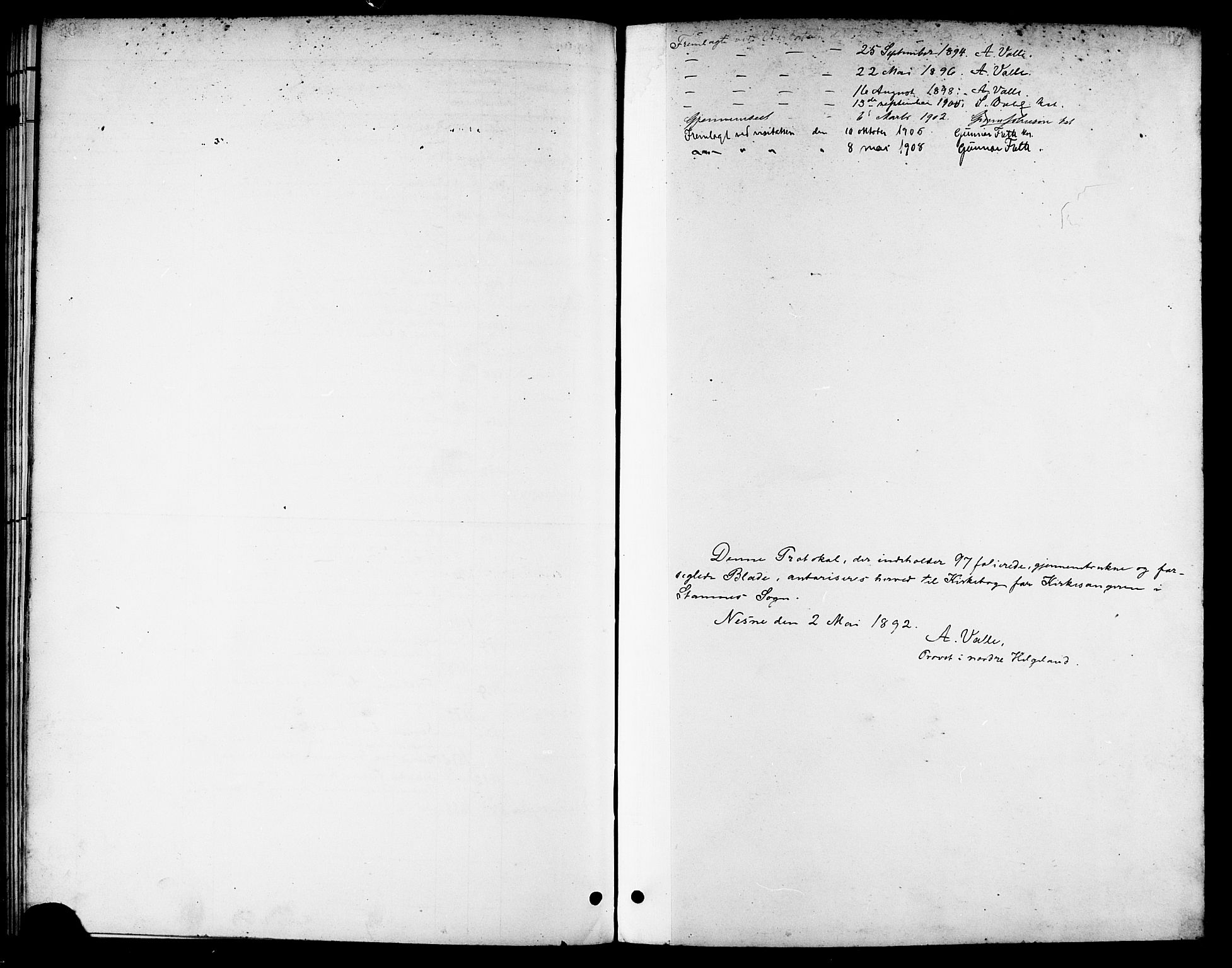 Ministerialprotokoller, klokkerbøker og fødselsregistre - Nordland, SAT/A-1459/831/L0478: Parish register (copy) no. 831C05, 1892-1909