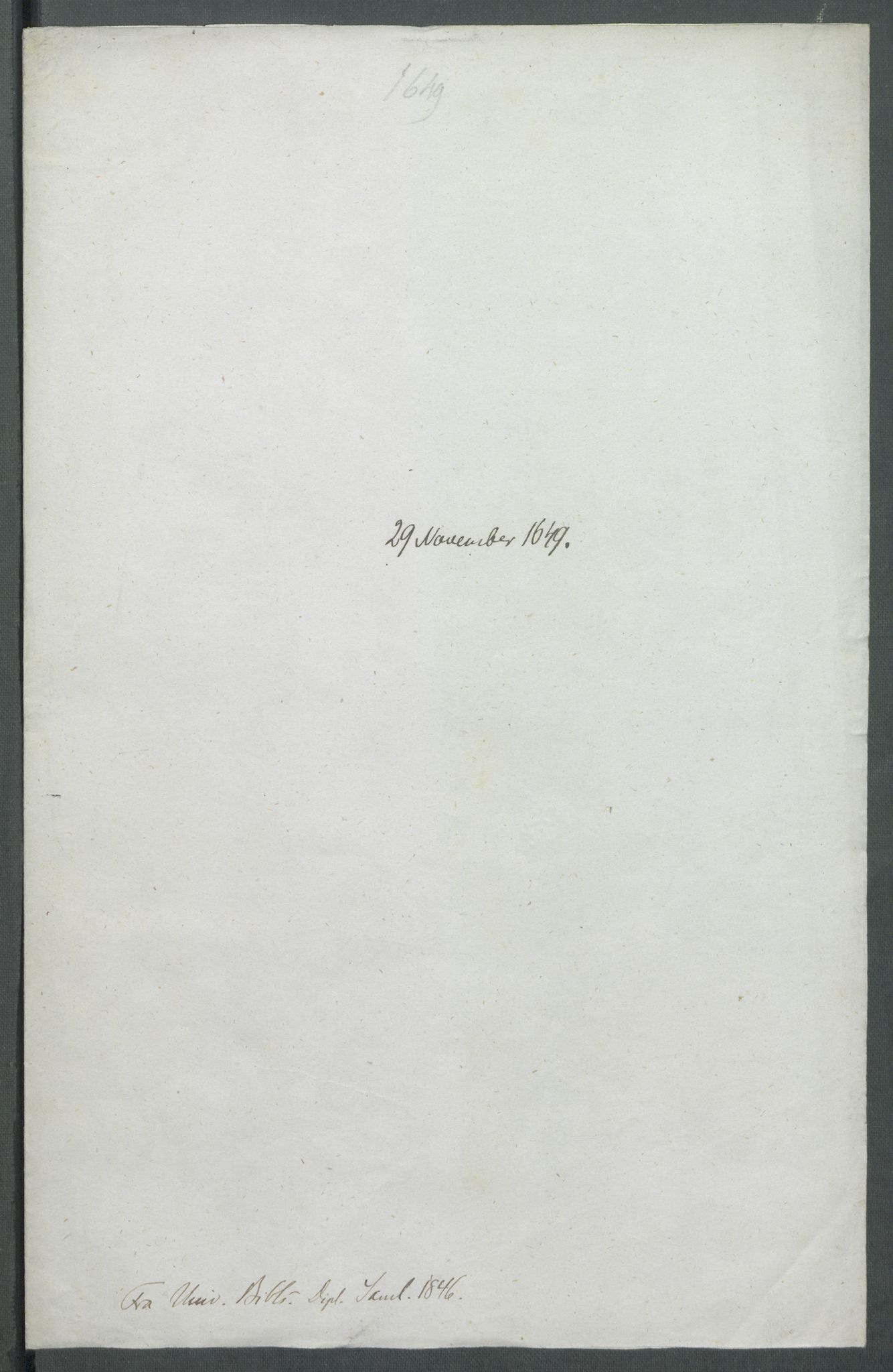 Riksarkivets diplomsamling, AV/RA-EA-5965/F02/L0162: Dokumenter, 1649, p. 76