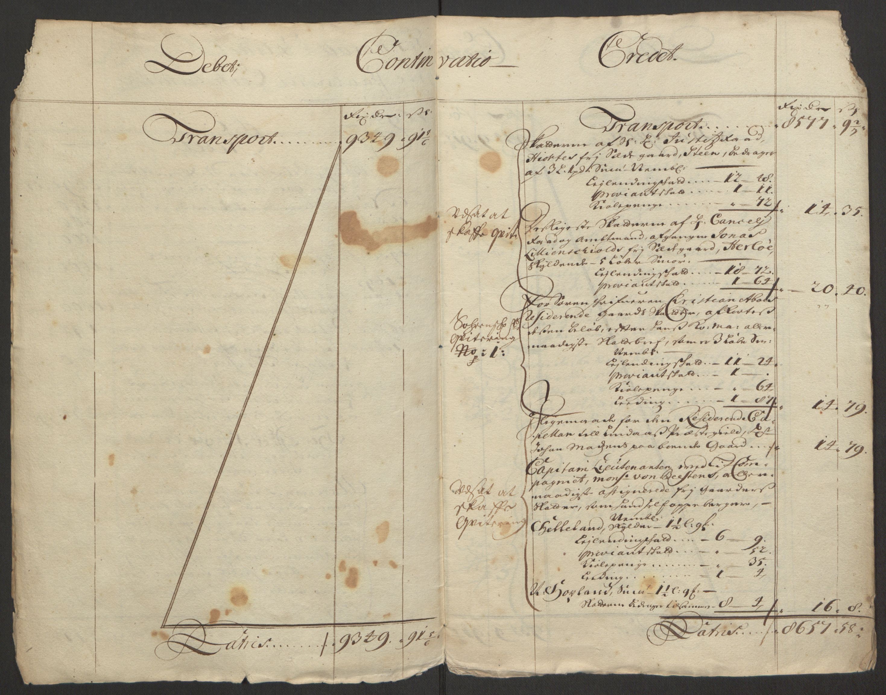 Rentekammeret inntil 1814, Reviderte regnskaper, Fogderegnskap, RA/EA-4092/R51/L3182: Fogderegnskap Nordhordland og Voss, 1694, p. 6