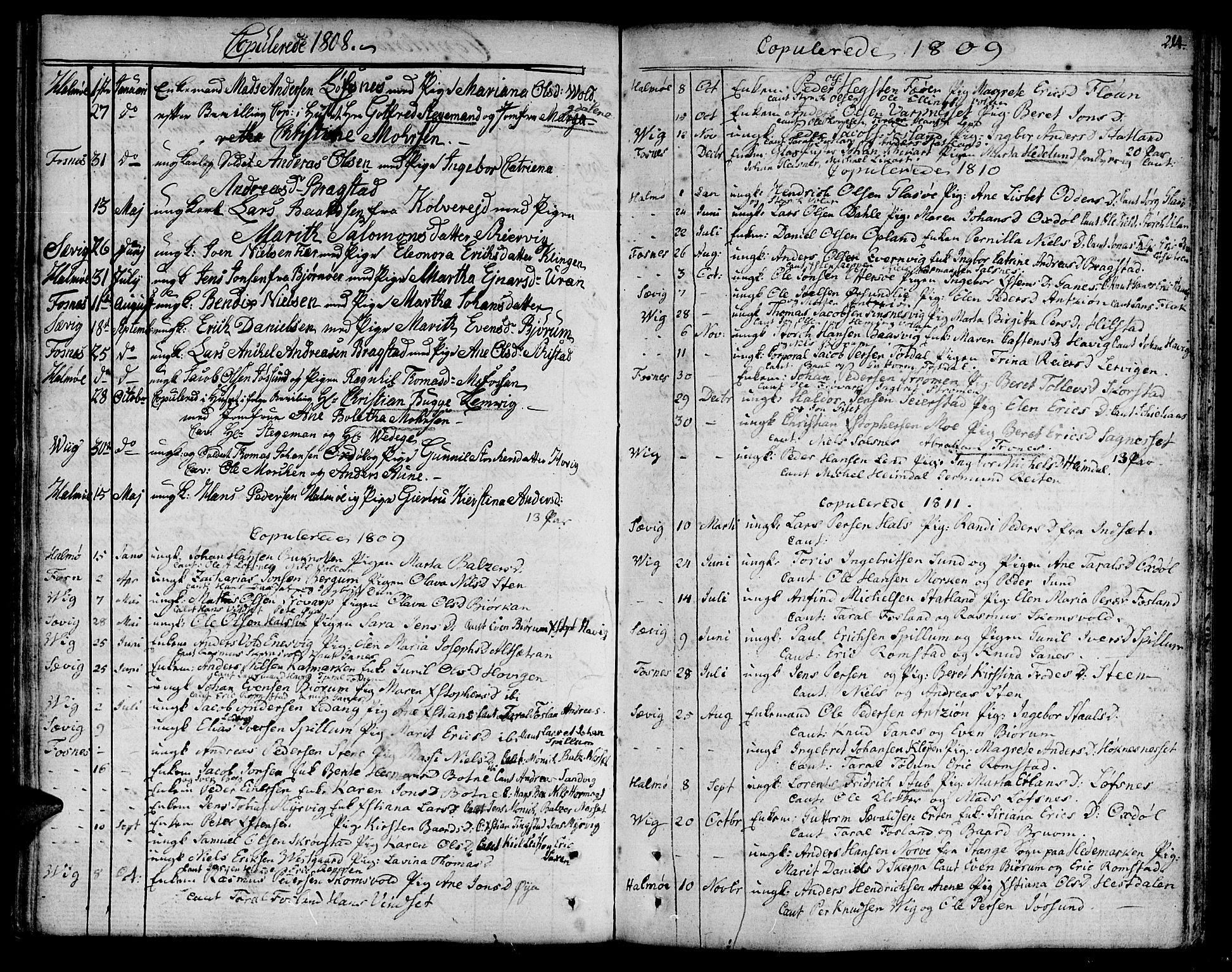 Ministerialprotokoller, klokkerbøker og fødselsregistre - Nord-Trøndelag, SAT/A-1458/773/L0608: Parish register (official) no. 773A02, 1784-1816, p. 214
