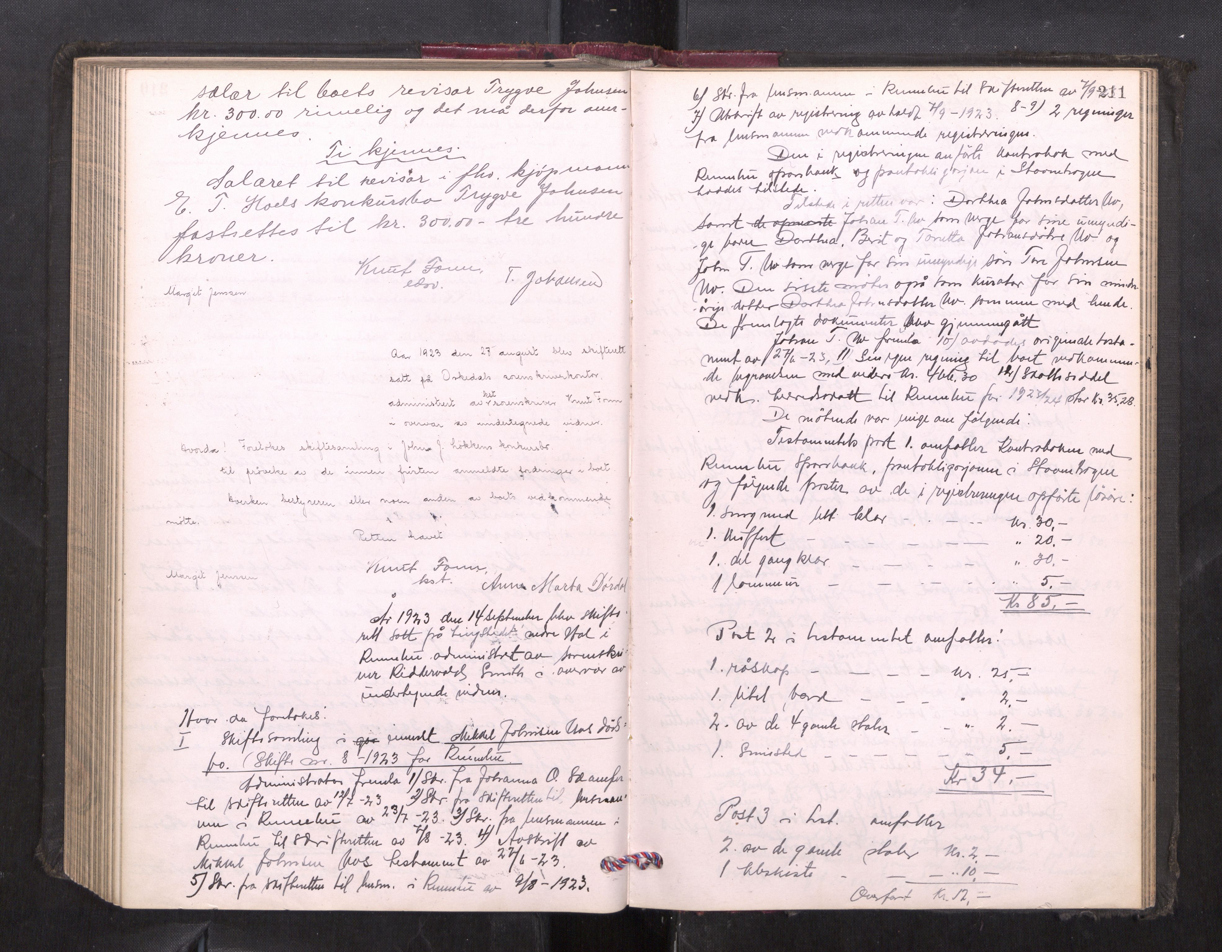 Orkdal sorenskriveri, AV/SAT-A-4169/1/3/3B/L0013: Skiftebehandlingsprotokoll, 1914-1925, p. 210b-211a