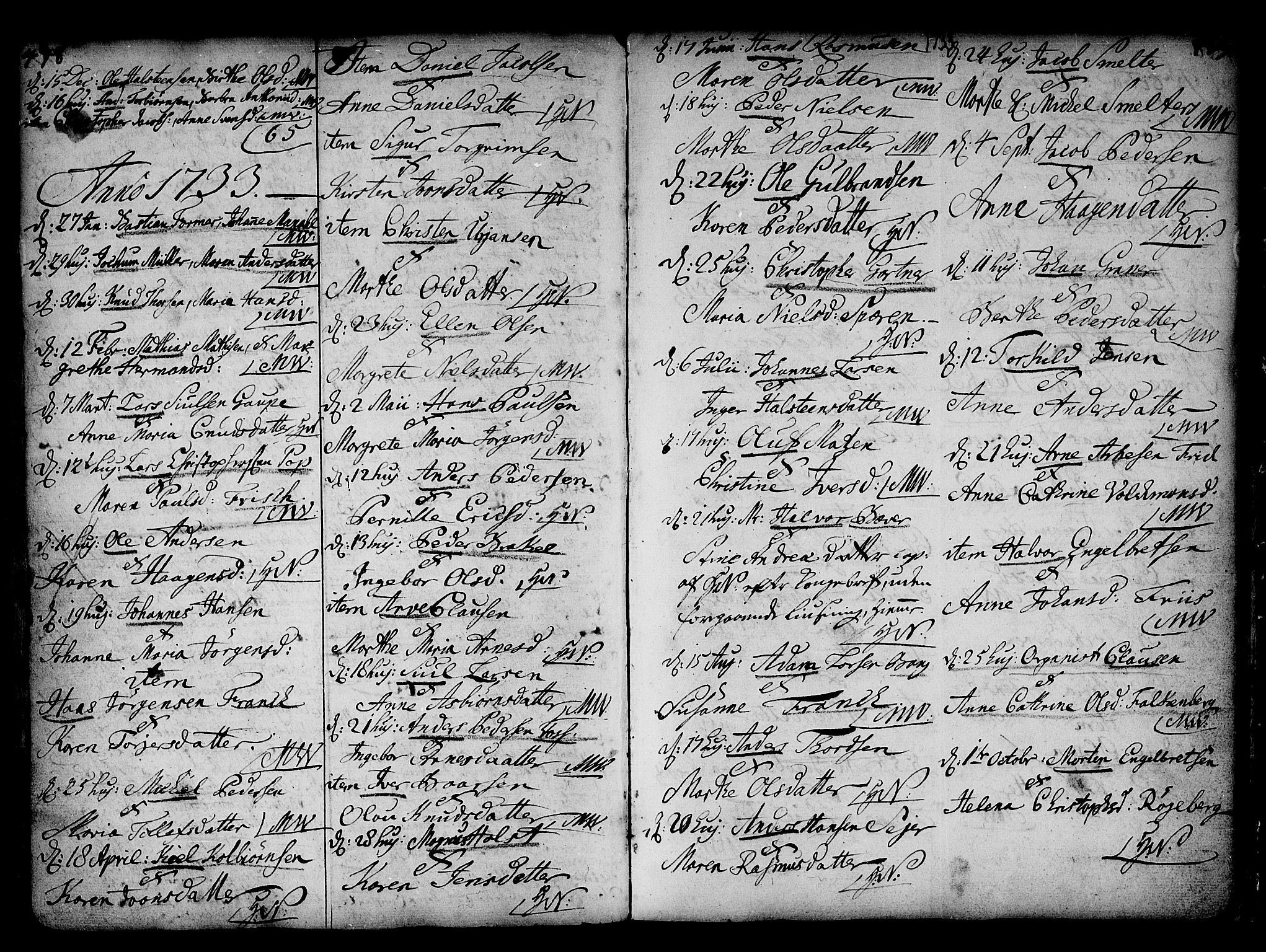 Kongsberg kirkebøker, SAKO/A-22/F/Fa/L0002: Parish register (official) no. I 2, 1721-1743, p. 478-479