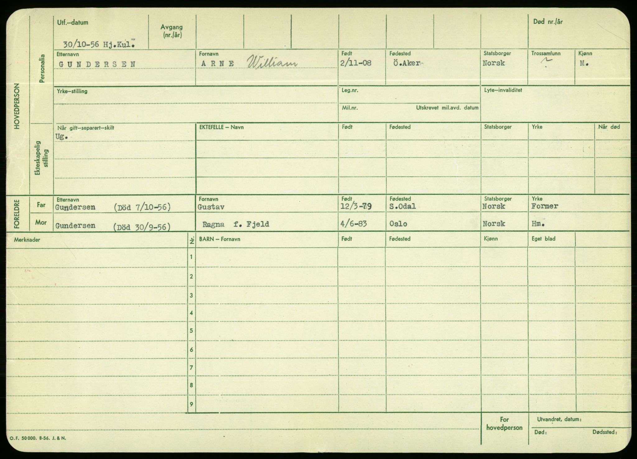 Oslo folkeregister, Registerkort, SAO/A-11715/F/Fa/Fac/L0003: Menn, 1906-1914, p. 802b