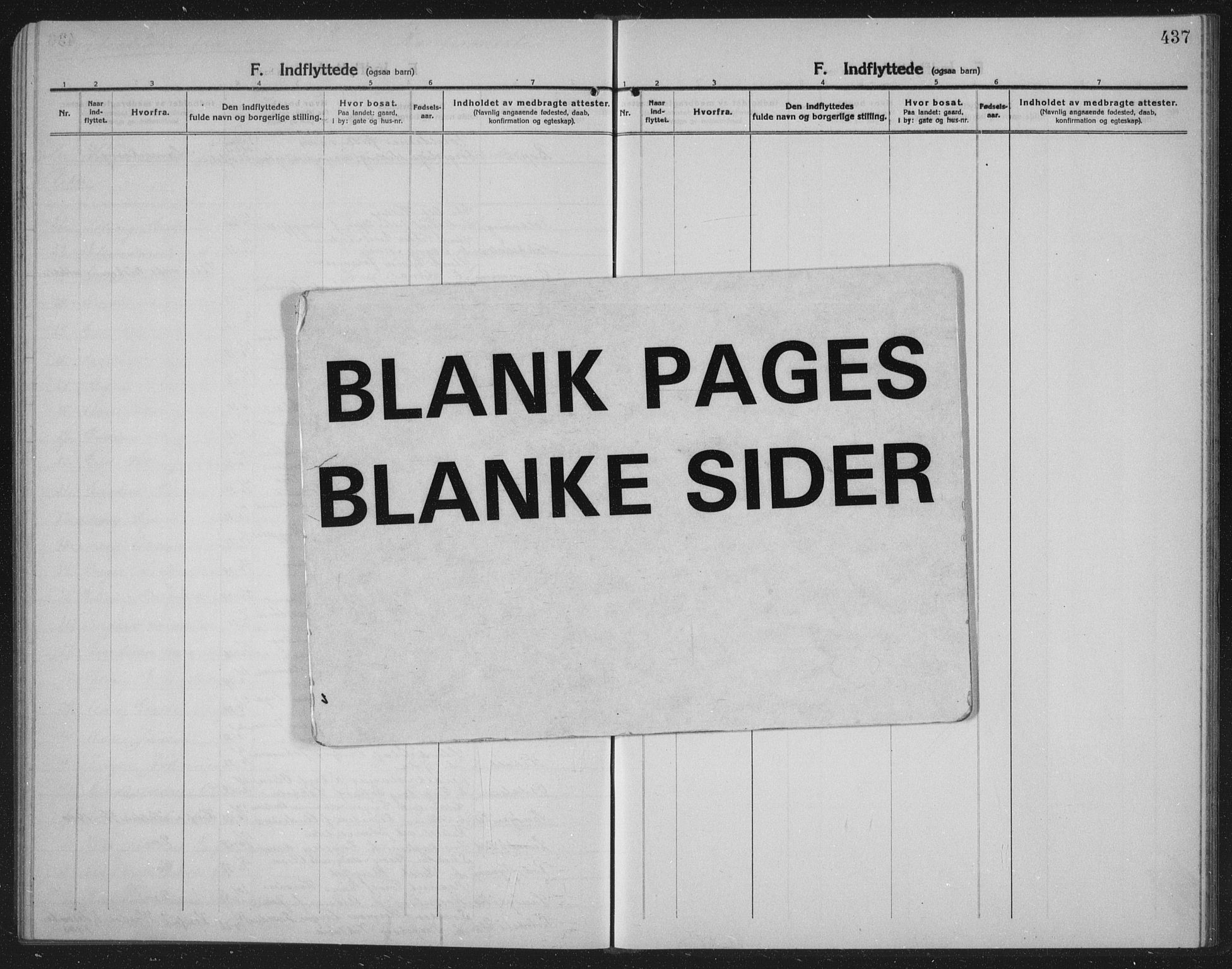 Idd prestekontor Kirkebøker, AV/SAO-A-10911/G/Gb/L0003: Parish register (copy) no. II 3, 1914-1940, p. 437