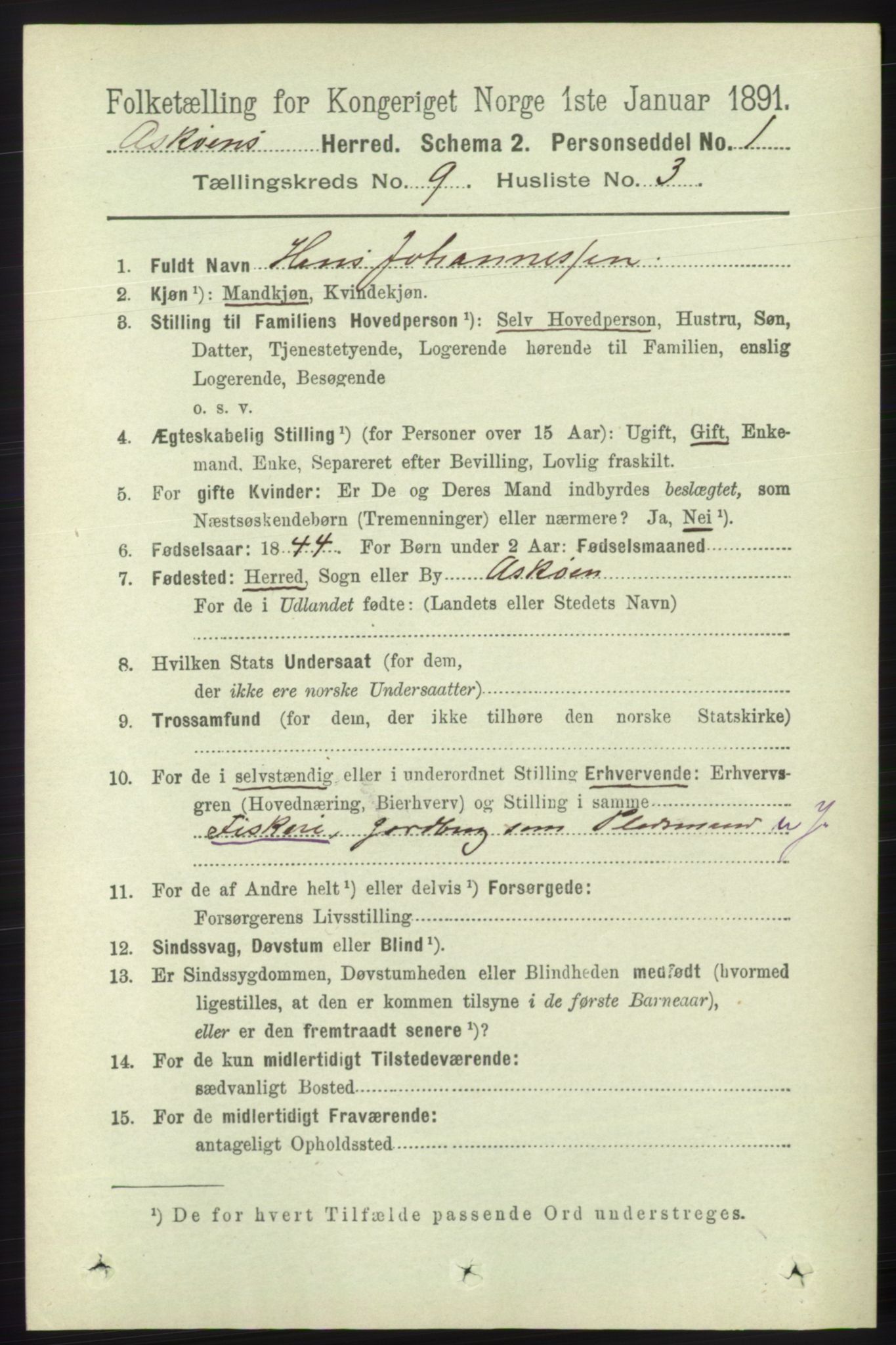 RA, 1891 census for 1247 Askøy, 1891, p. 5964