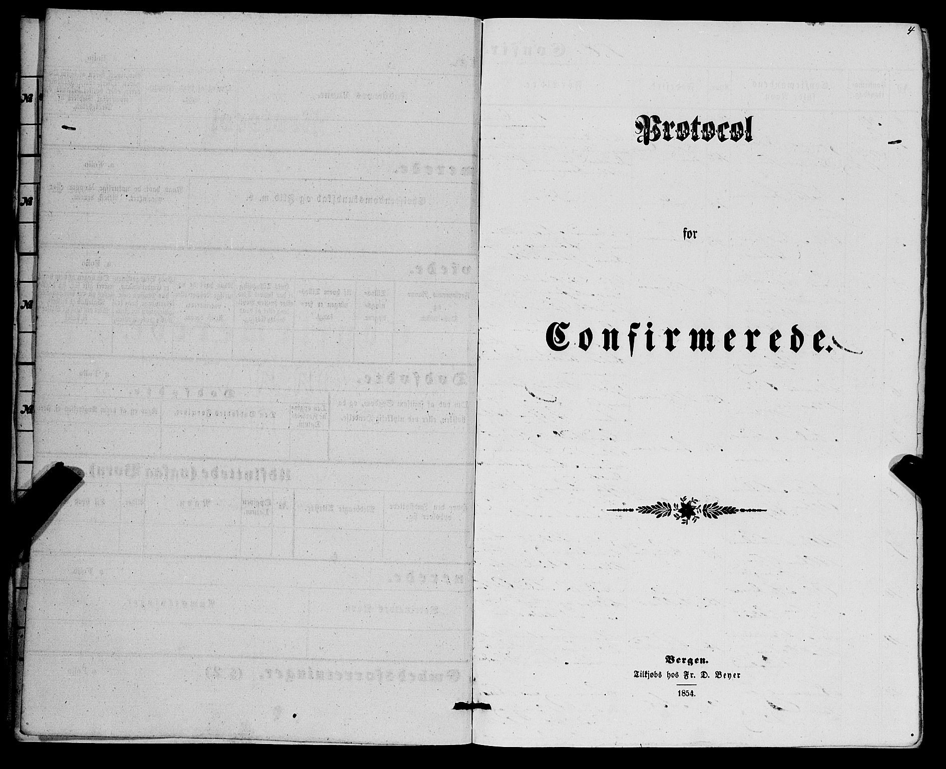 Askøy Sokneprestembete, SAB/A-74101/H/Ha/Haa/Haaa/L0012: Parish register (official) no. A 12, 1855-1877, p. 4