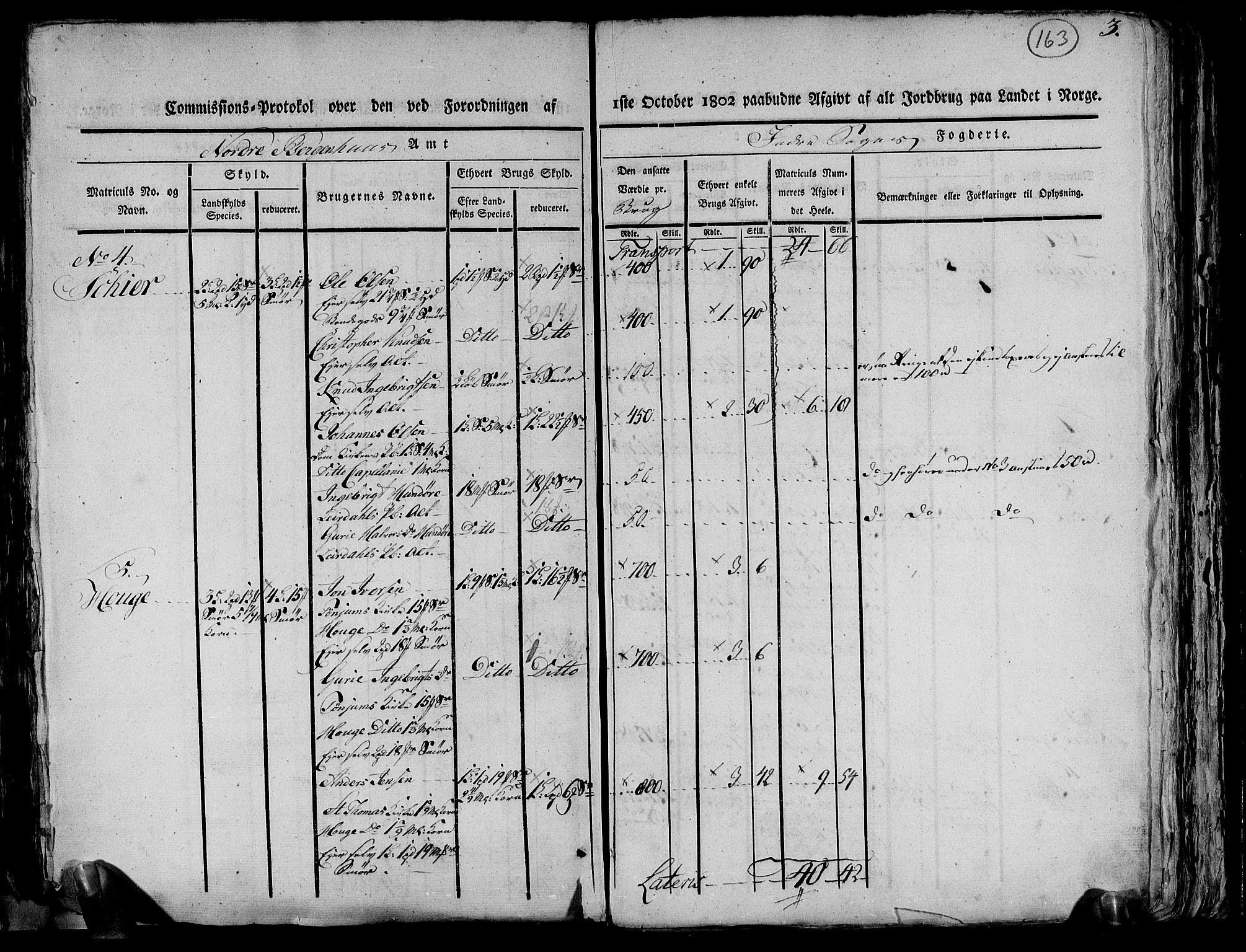 Rentekammeret inntil 1814, Realistisk ordnet avdeling, AV/RA-EA-4070/N/Ne/Nea/L0116: og 0117: Ytre og Indre Sogn fogderi. Kommisjonsprotokoller, 1803, p. 170