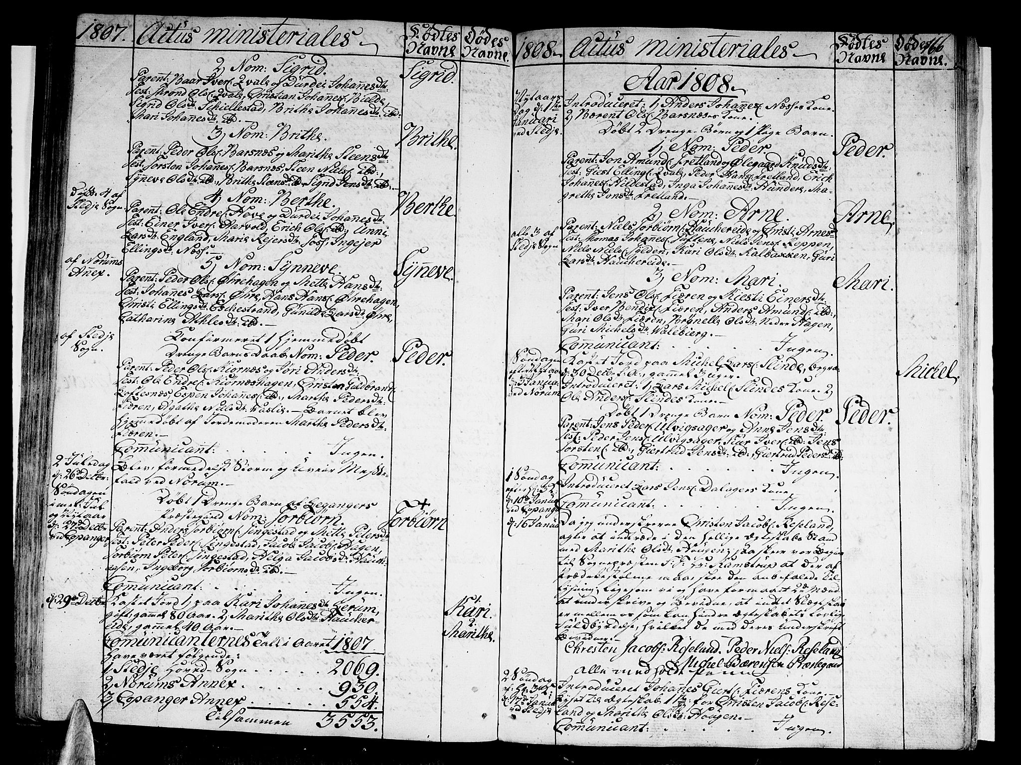 Sogndal sokneprestembete, AV/SAB-A-81301/H/Haa/Haaa/L0008: Parish register (official) no. A 8, 1795-1809, p. 166