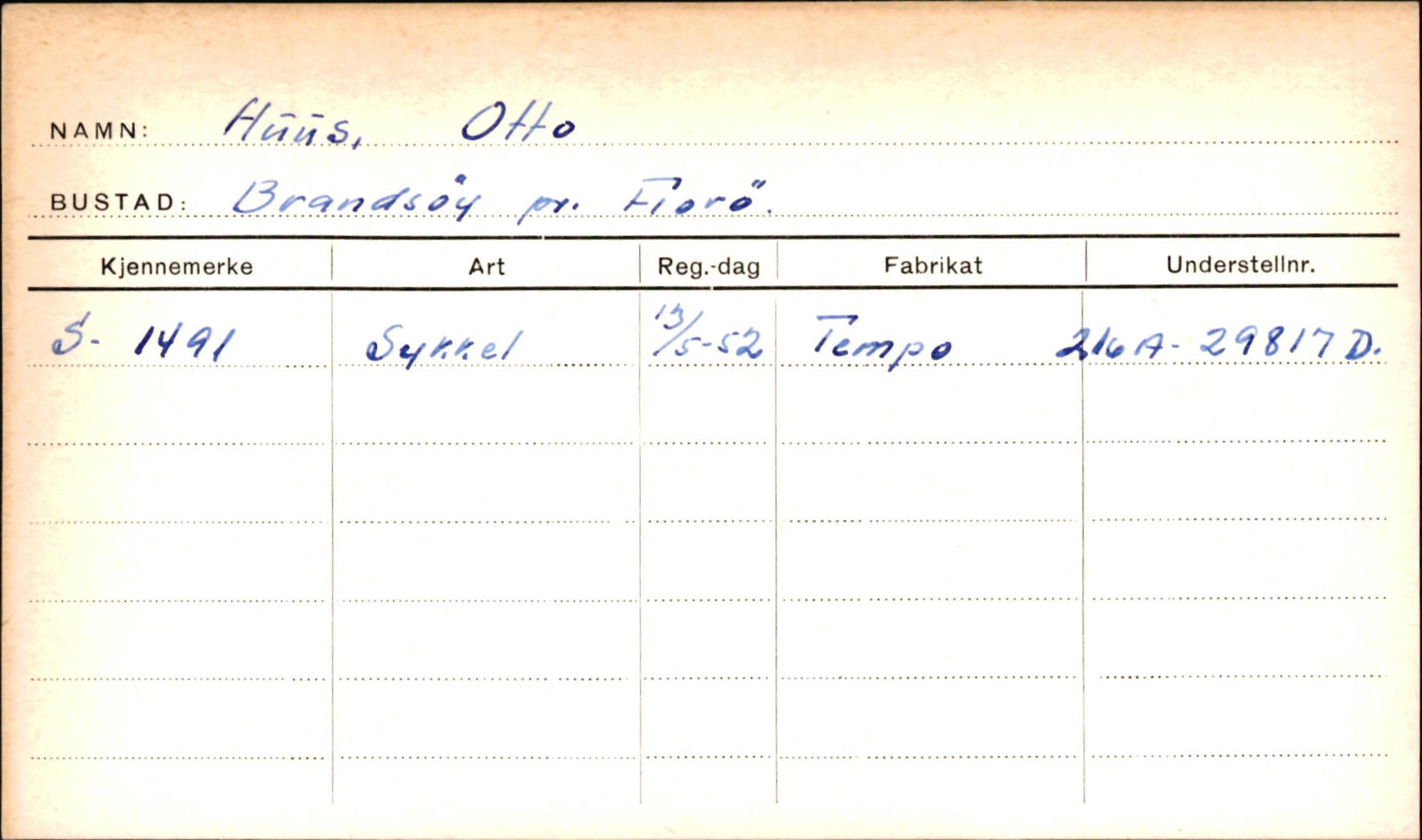 Statens vegvesen, Sogn og Fjordane vegkontor, SAB/A-5301/4/F/L0001A: Eigarregister Fjordane til 1.6.1961, 1930-1961, p. 795