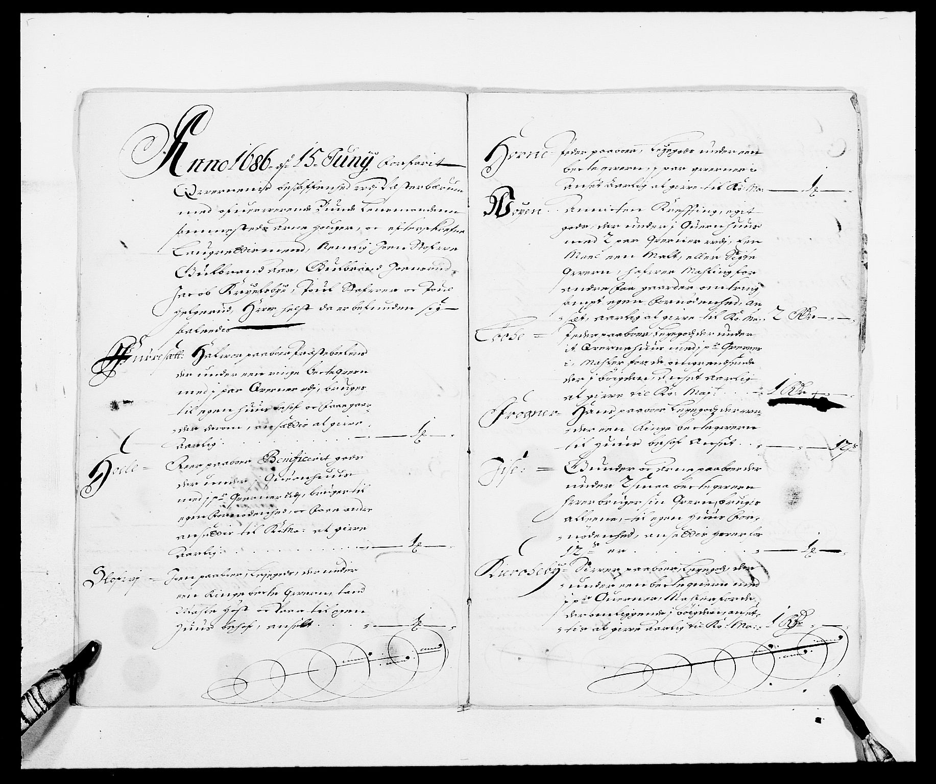 Rentekammeret inntil 1814, Reviderte regnskaper, Fogderegnskap, AV/RA-EA-4092/R08/L0422: Fogderegnskap Aker, 1684-1686, p. 24
