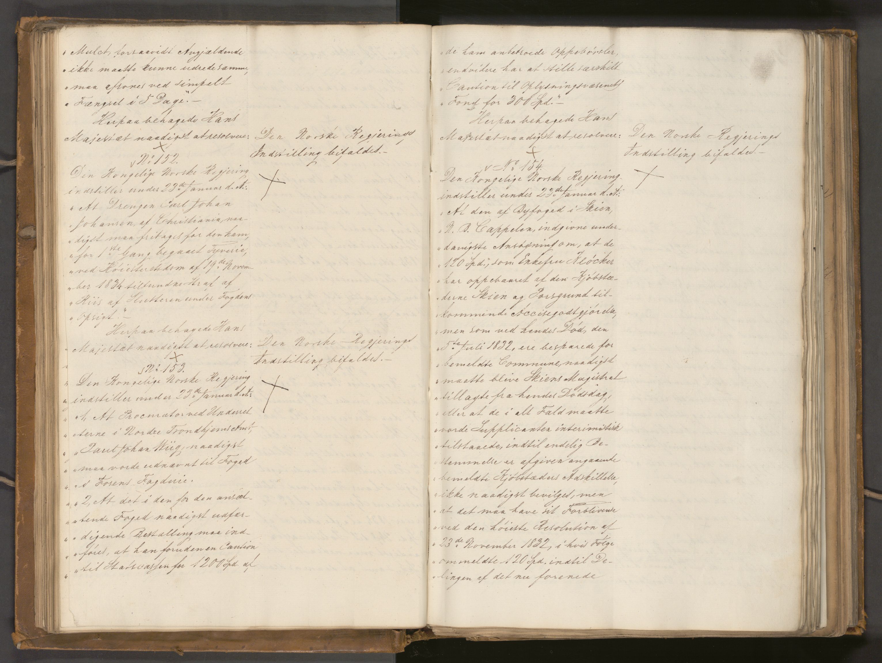 Statsrådssekretariatet, AV/RA-S-1001/A/Ab/L0040: Kgl. res. nr. 1-568, 1. halvår, 1835