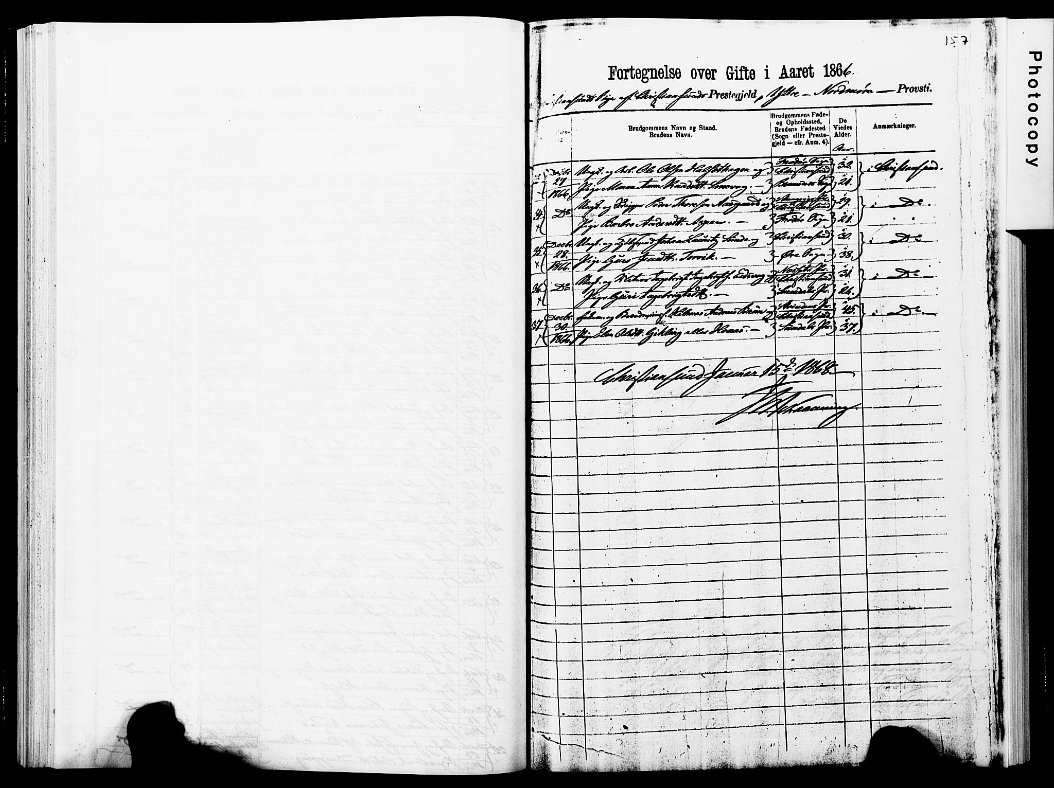 Ministerialprotokoller, klokkerbøker og fødselsregistre - Møre og Romsdal, SAT/A-1454/572/L0857: Parish register (official) no. 572D01, 1866-1872, p. 157
