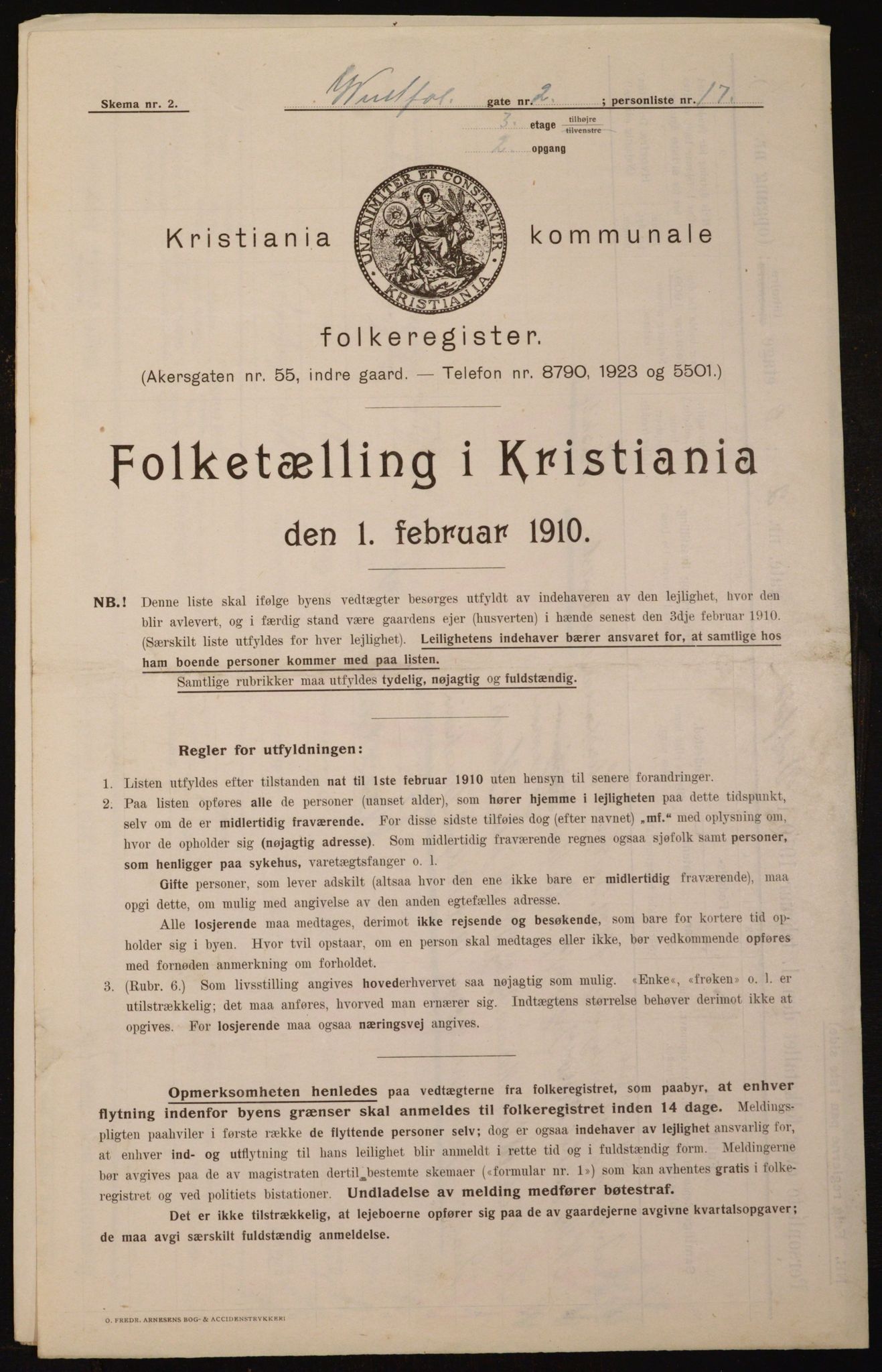 OBA, Municipal Census 1910 for Kristiania, 1910, p. 116059