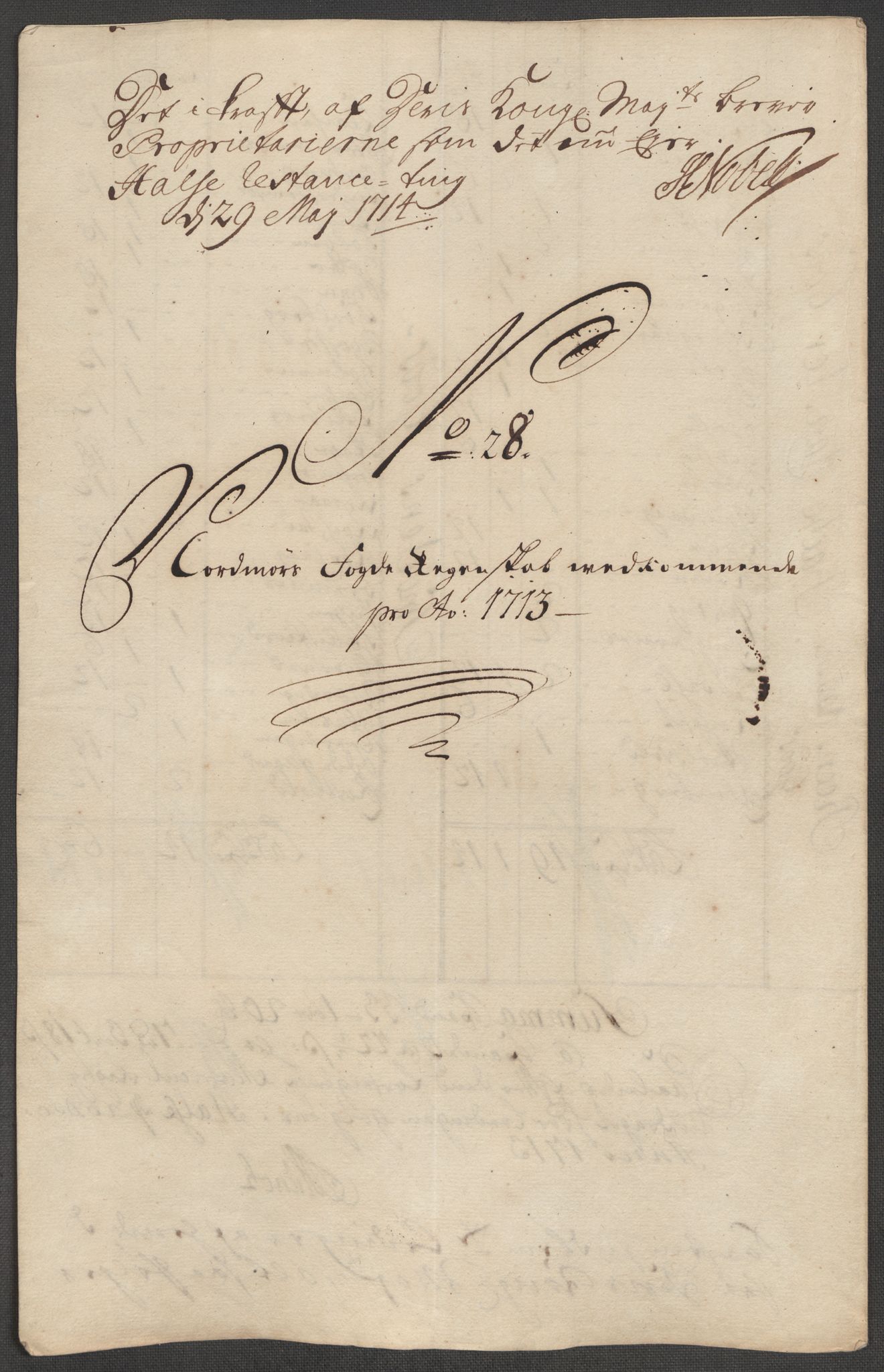 Rentekammeret inntil 1814, Reviderte regnskaper, Fogderegnskap, RA/EA-4092/R56/L3747: Fogderegnskap Nordmøre, 1713, p. 179
