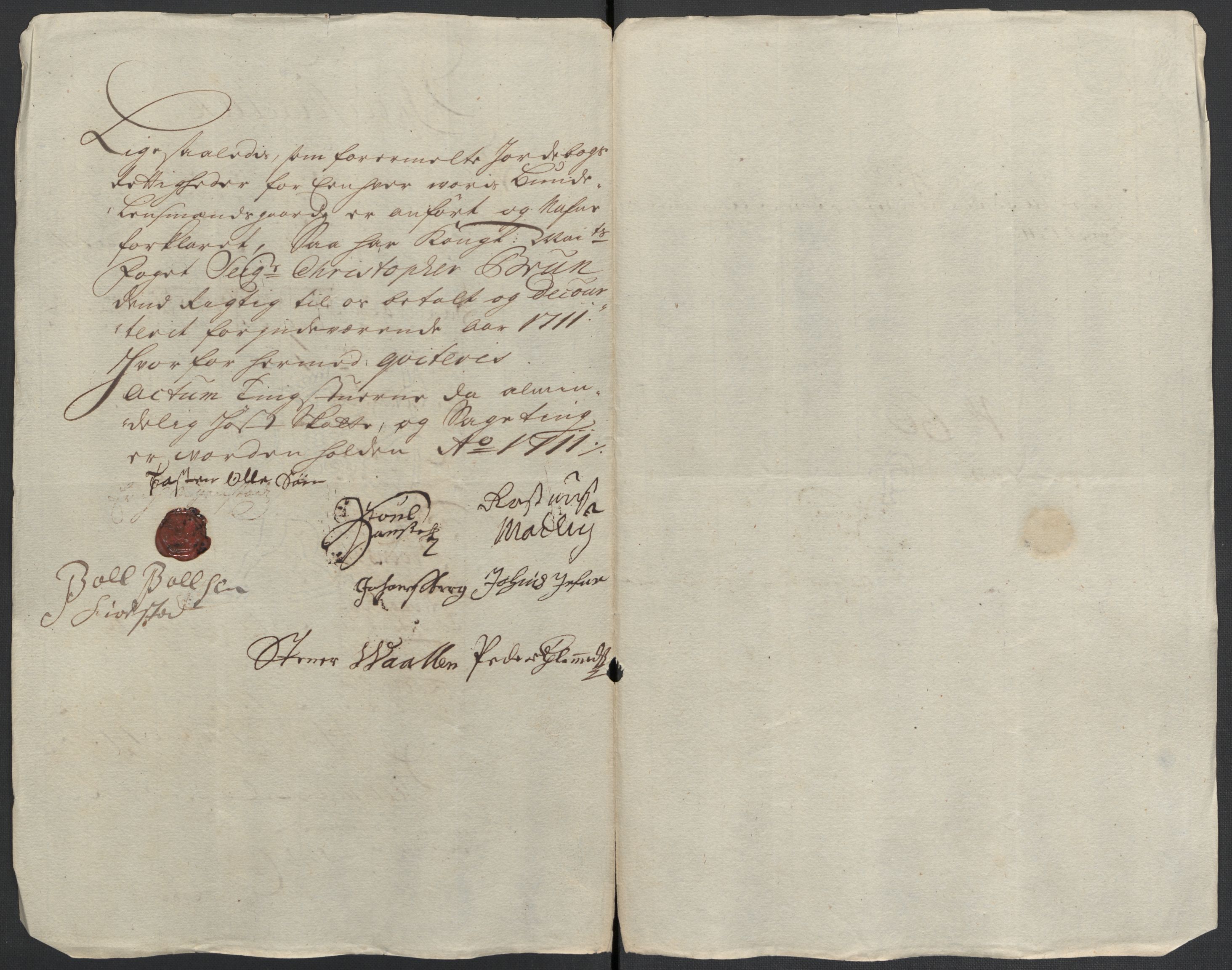 Rentekammeret inntil 1814, Reviderte regnskaper, Fogderegnskap, AV/RA-EA-4092/R17/L1180: Fogderegnskap Gudbrandsdal, 1711, p. 360